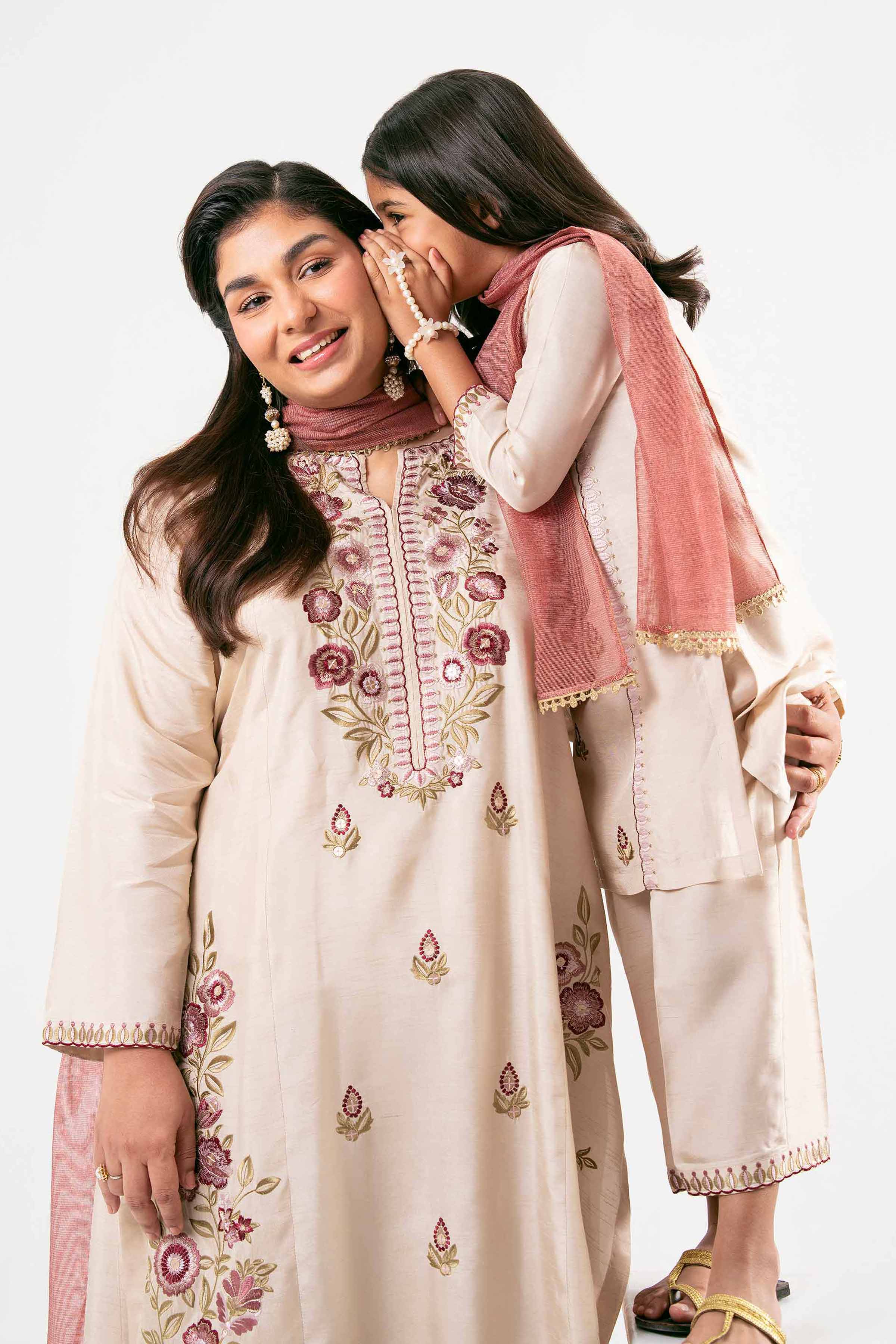 3 Piece - Embroidered Suit - PMD25-14 D - Image 11