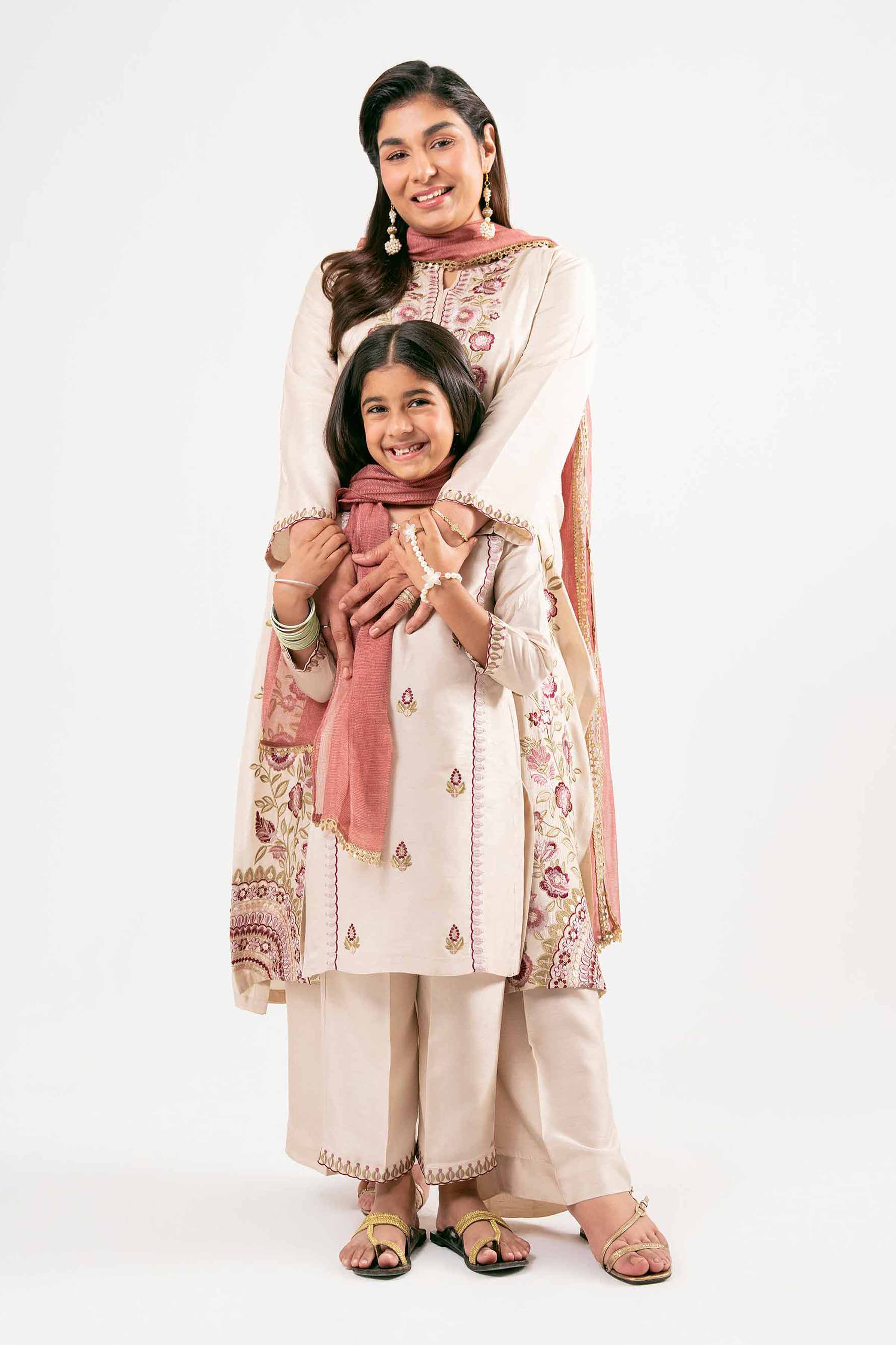 3 Piece - Embroidered Suit - PMD25-14 D - Image 12