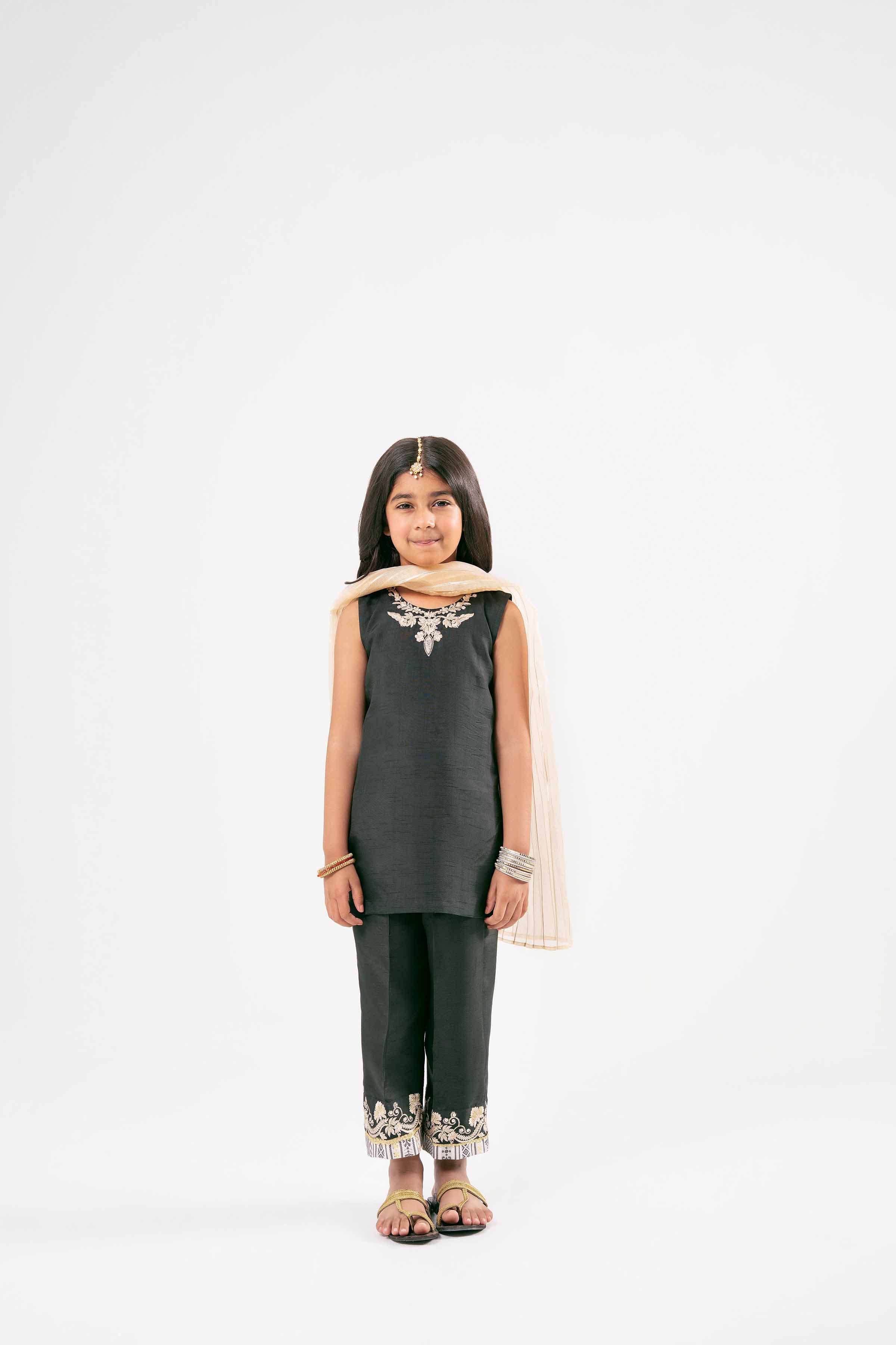 3 Piece - Embroidered Suit - PMD25-17 D - Image 16