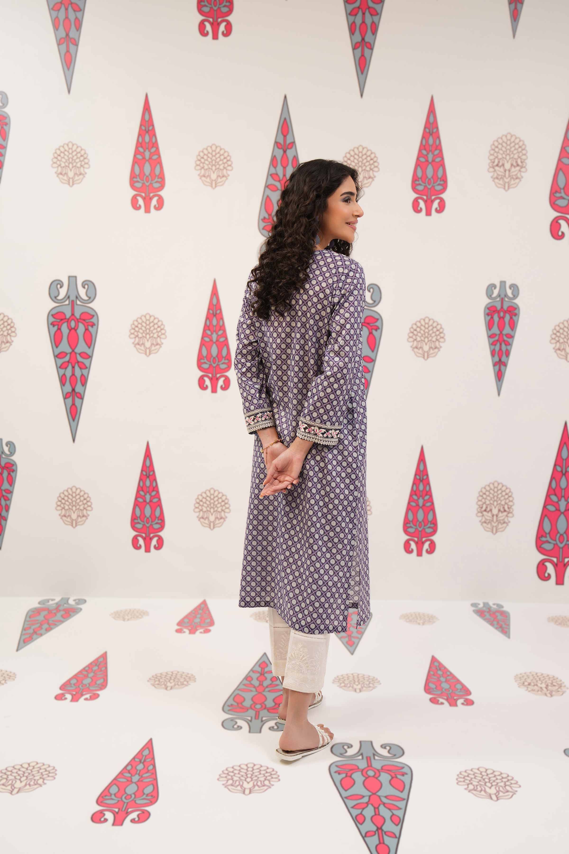 Printed Embroidered Shirt - PS24-143 - Image 3