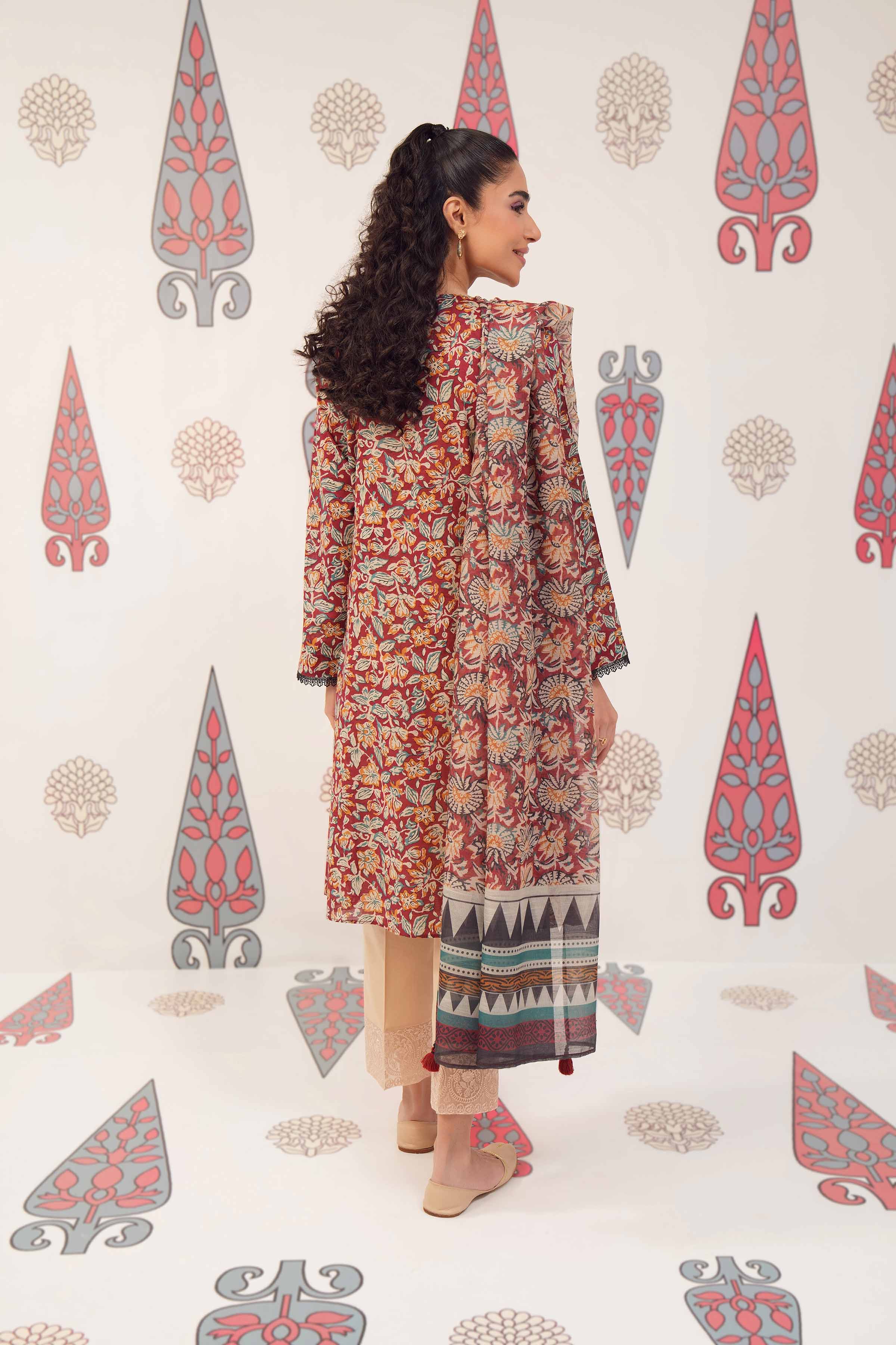 3 Piece - Printed Suit - PS24-184 - Image 3