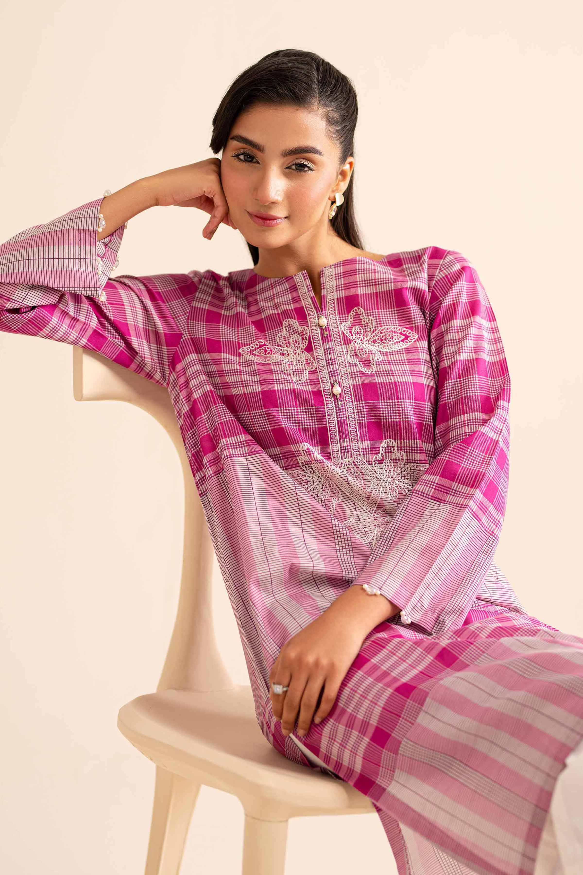 Printed Embroidered Shirt - PS24-241 - Image 2