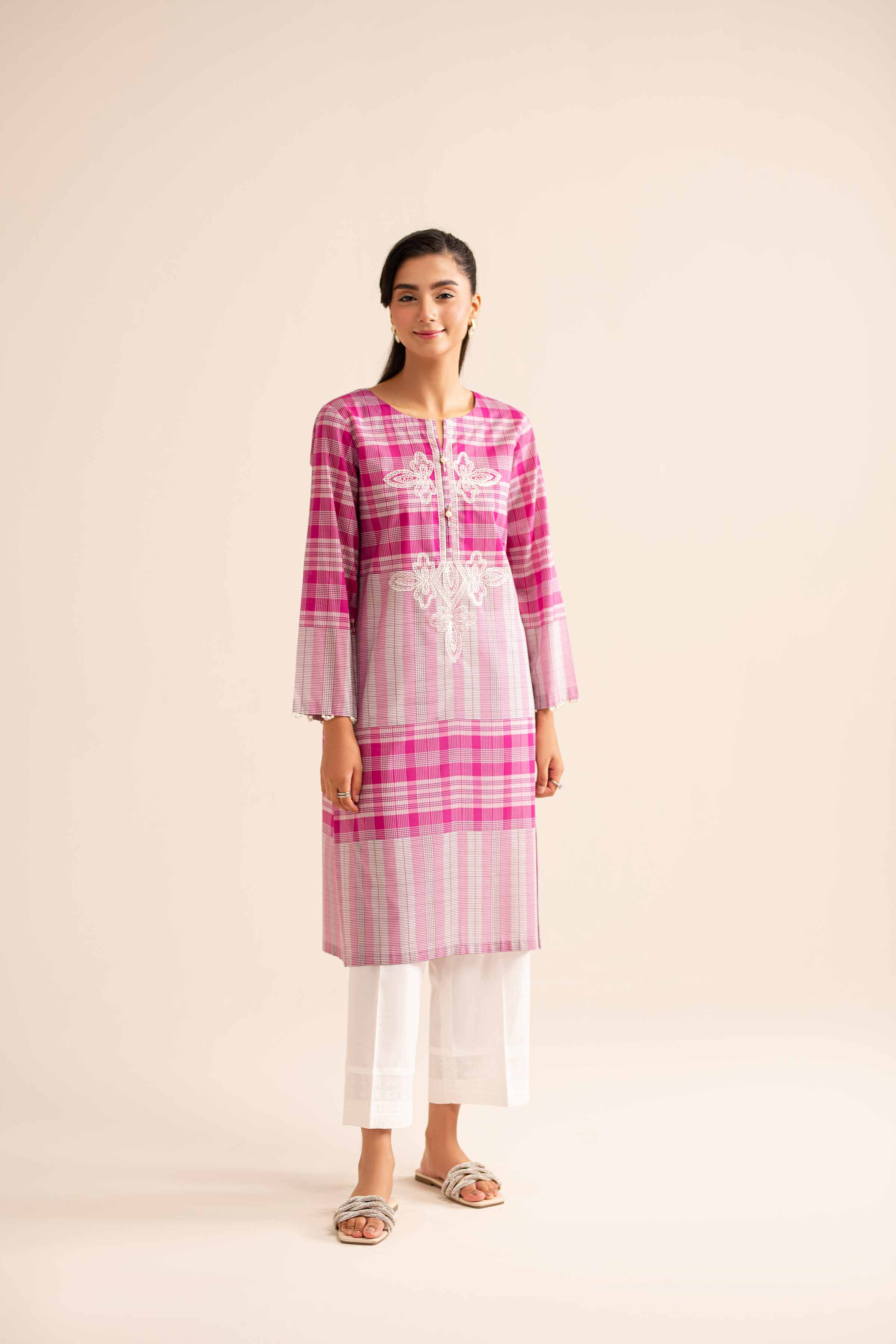 Printed Embroidered Shirt - PS24-241 - Image 4