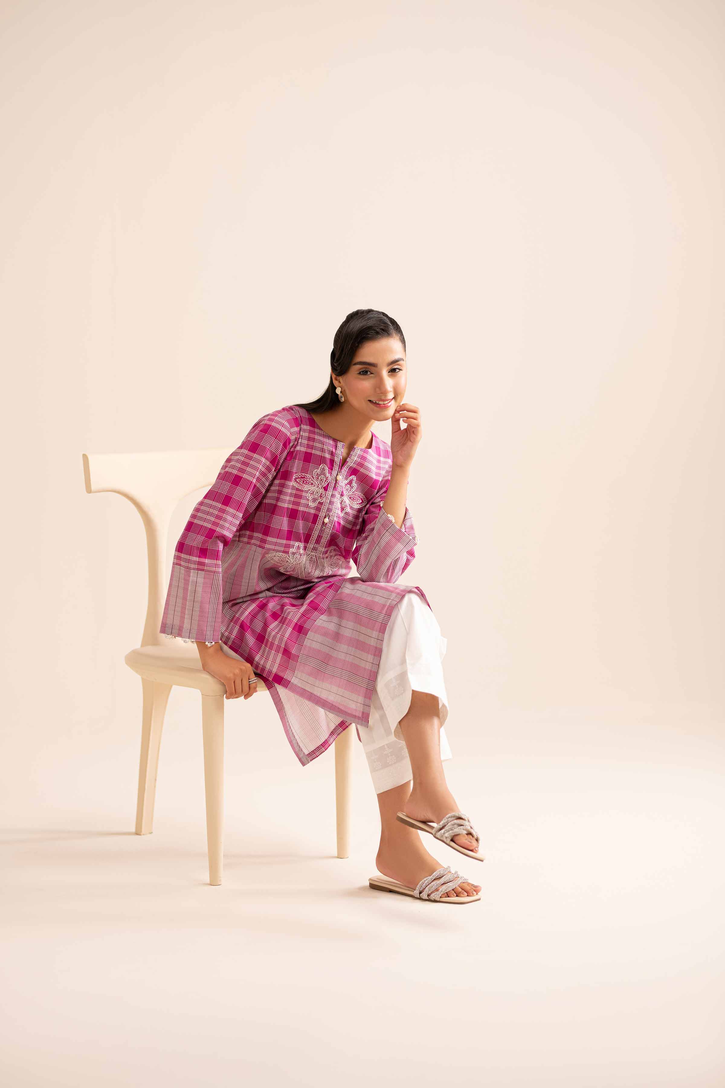 Printed Embroidered Shirt - PS24-241 - Image 5