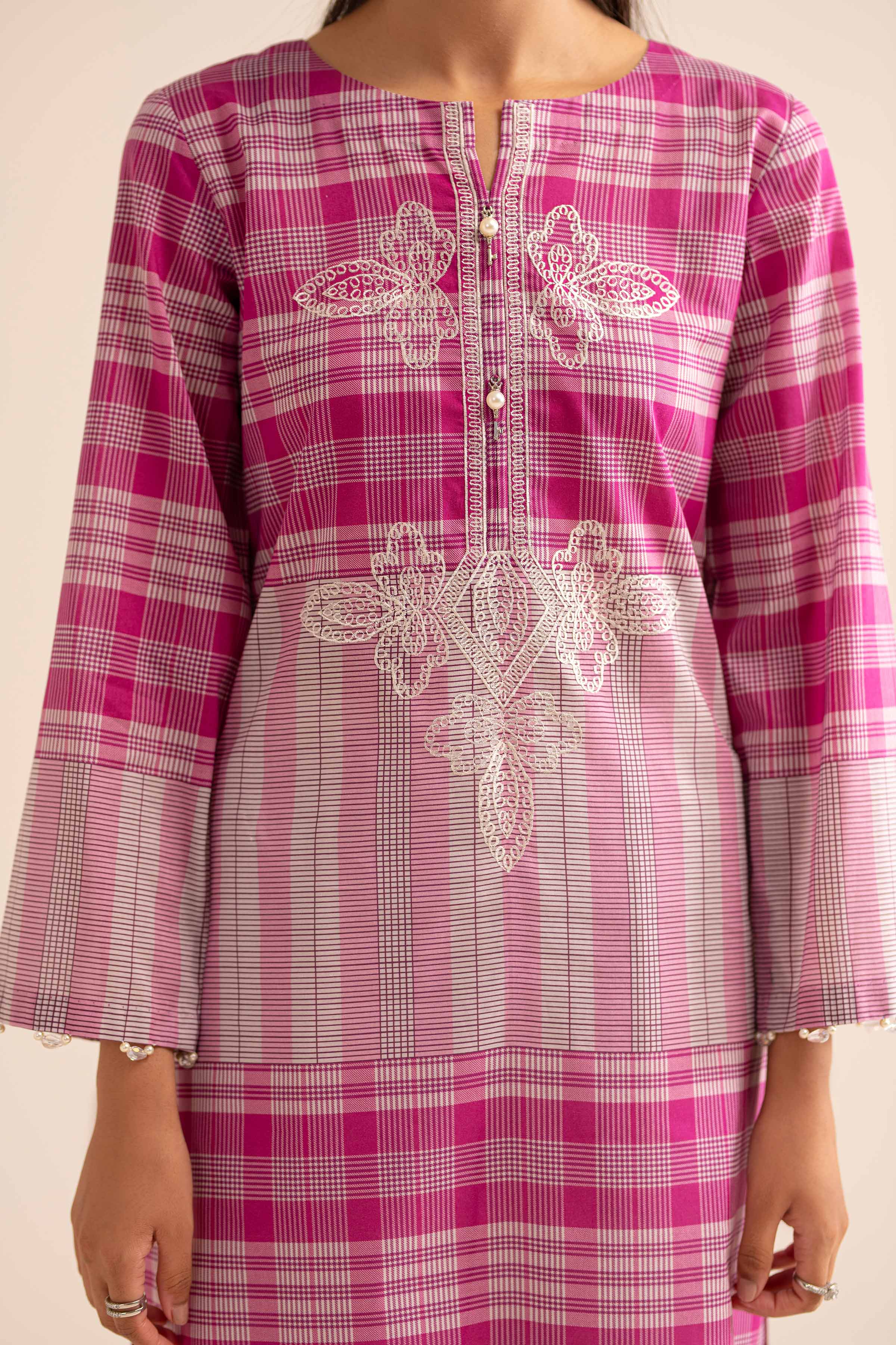 Printed Embroidered Shirt - PS24-241 - Image 6