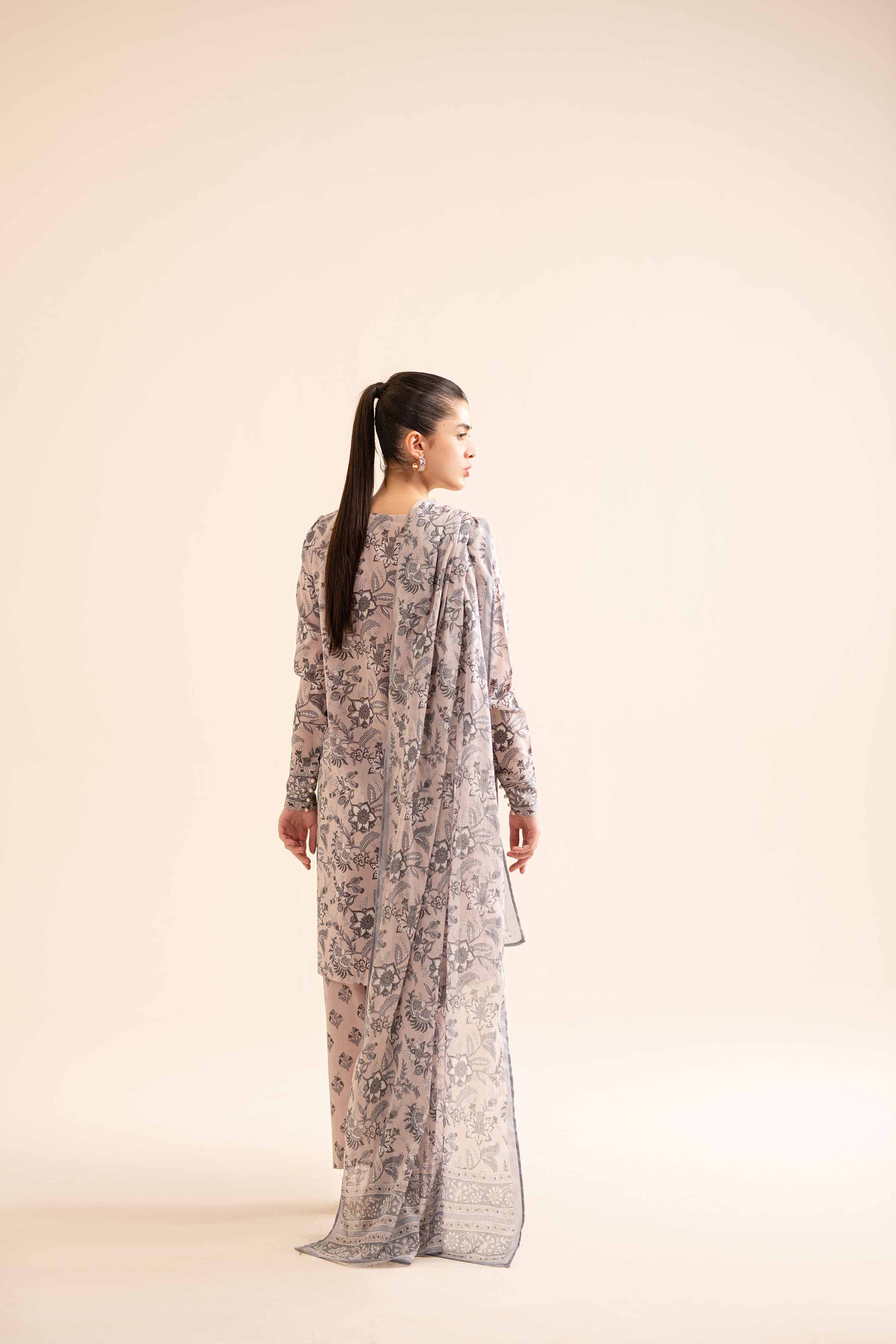 3 Piece - Printed Suit - PS24-254 - Image 3