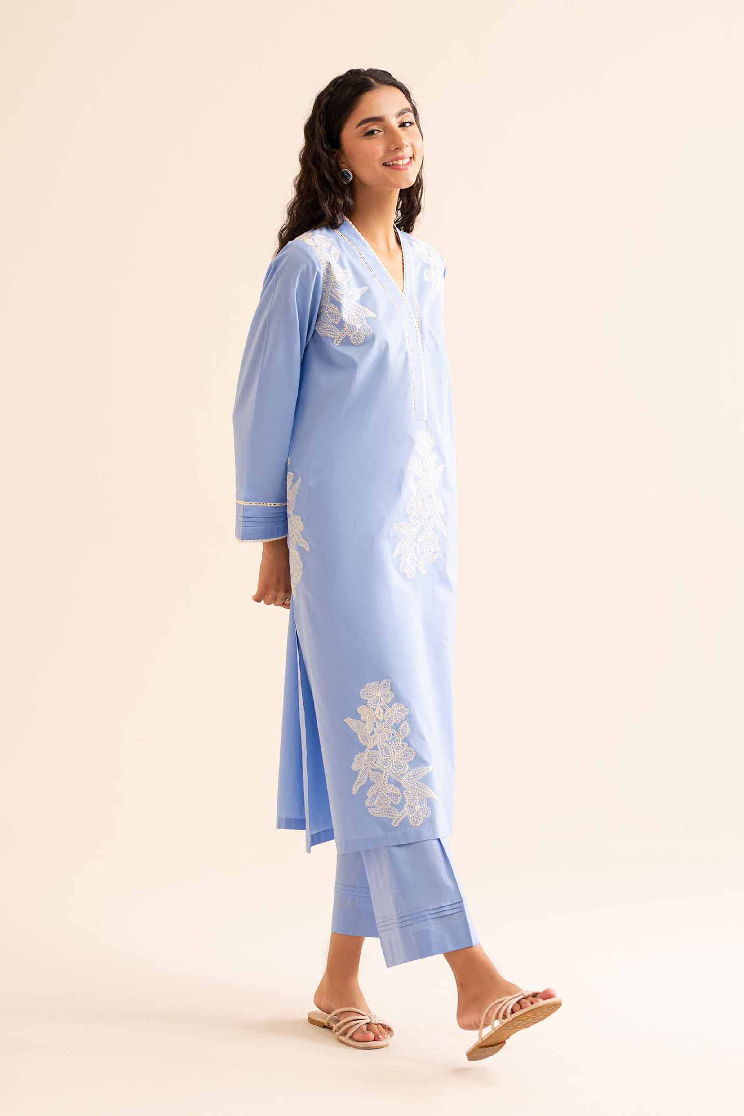 2 Piece - Embroidered Suit - PS24-341