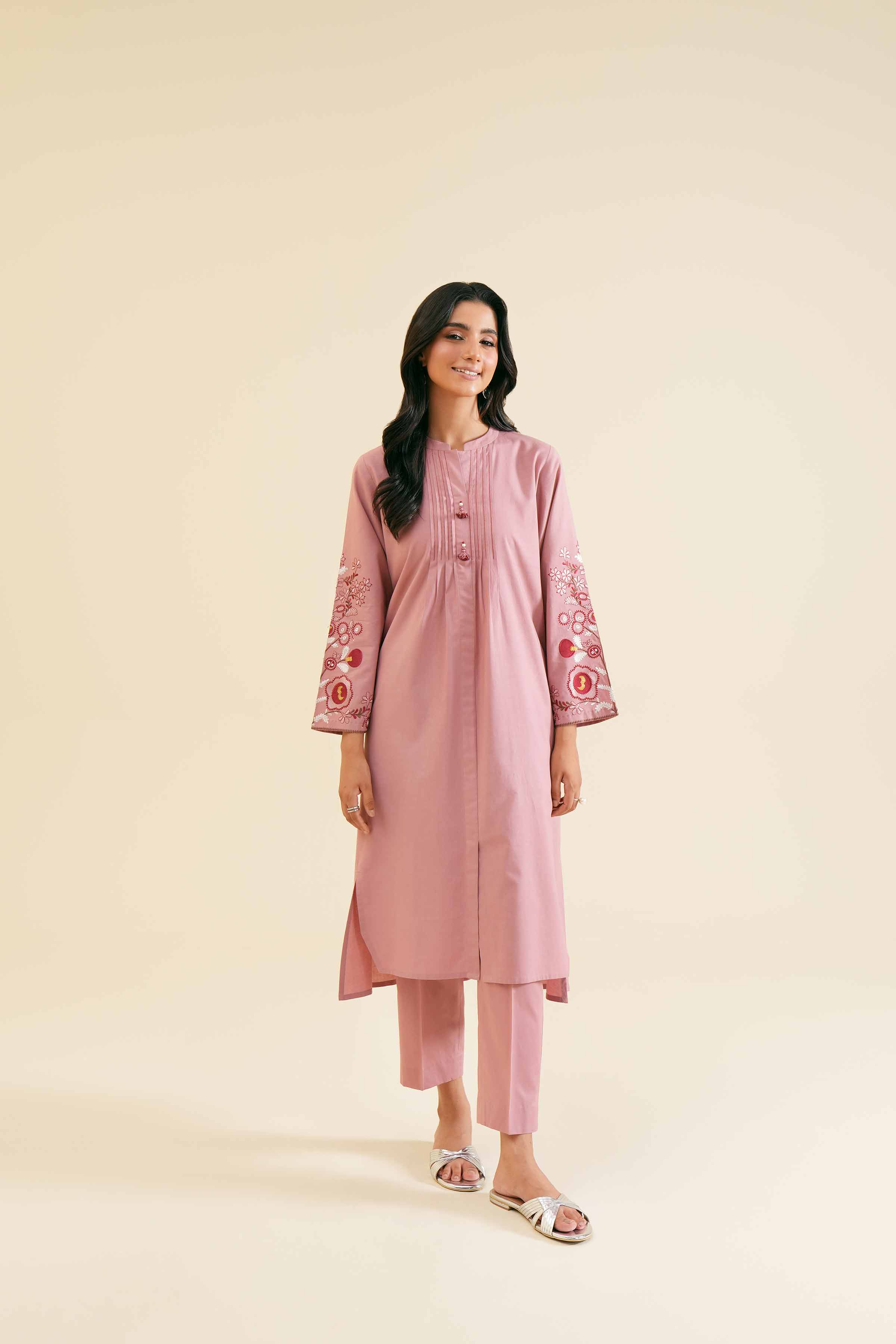 2 Piece - Embroidered Suit - PS24-342 - Image 5