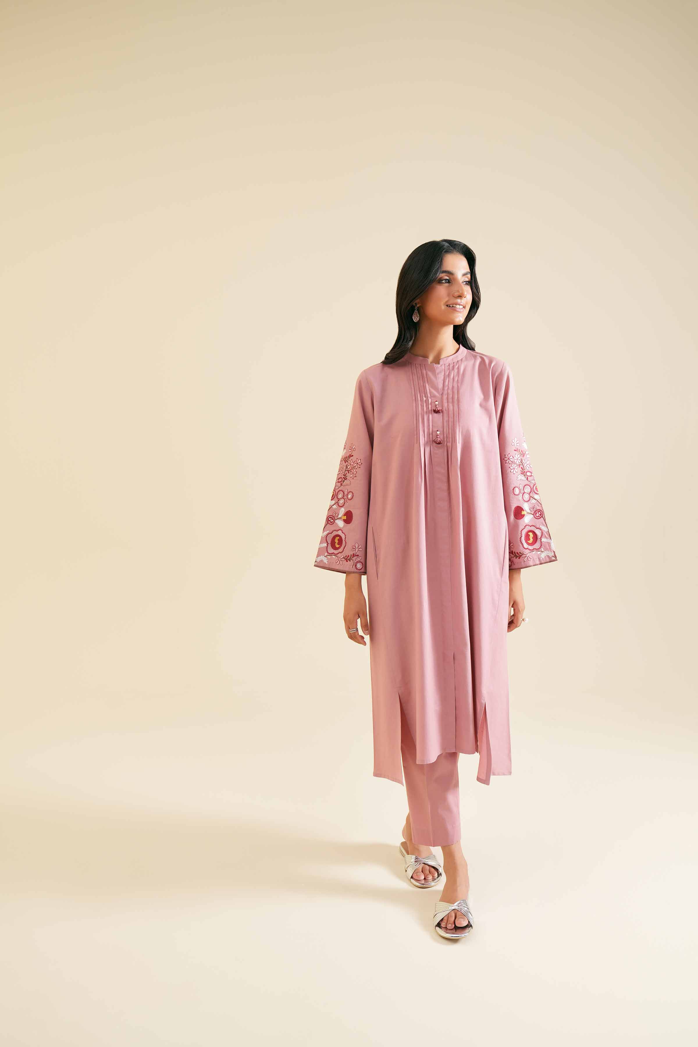 2 Piece - Embroidered Suit - PS24-342 - Image 7