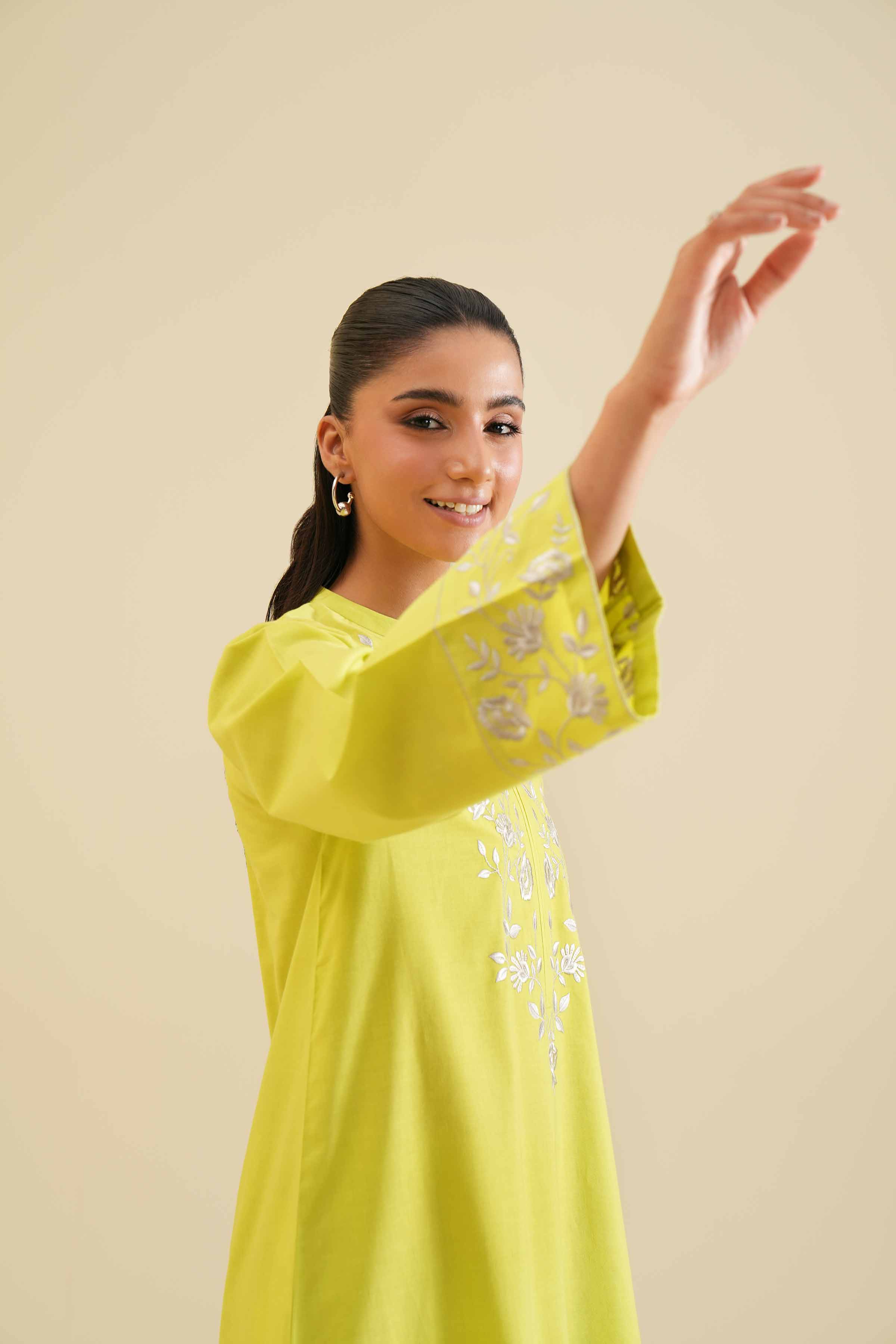 2 Piece - Embroidered Suit - PS24-91 - Image 6