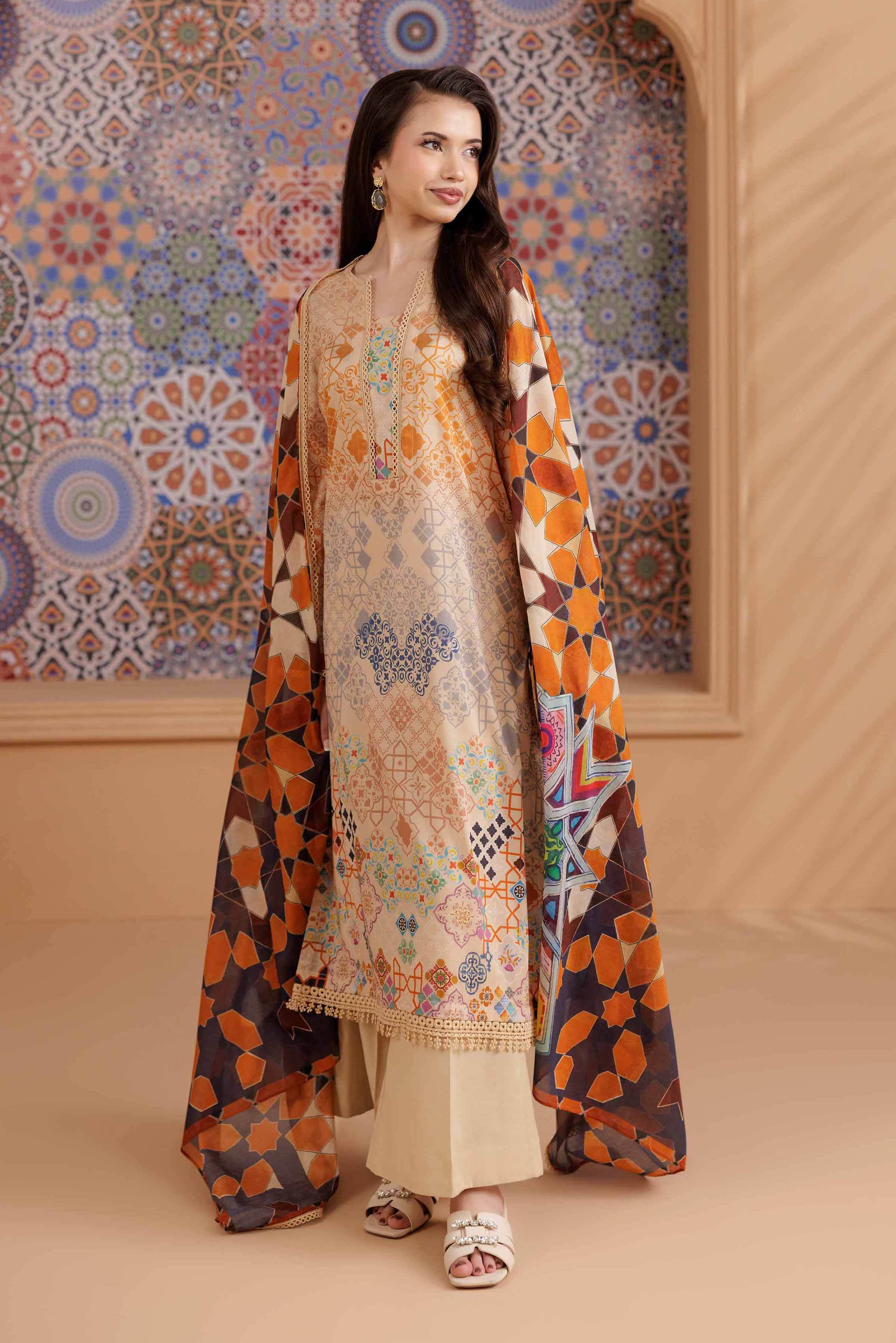 2 Piece - Printed Suit - PS25-157 - Image 2
