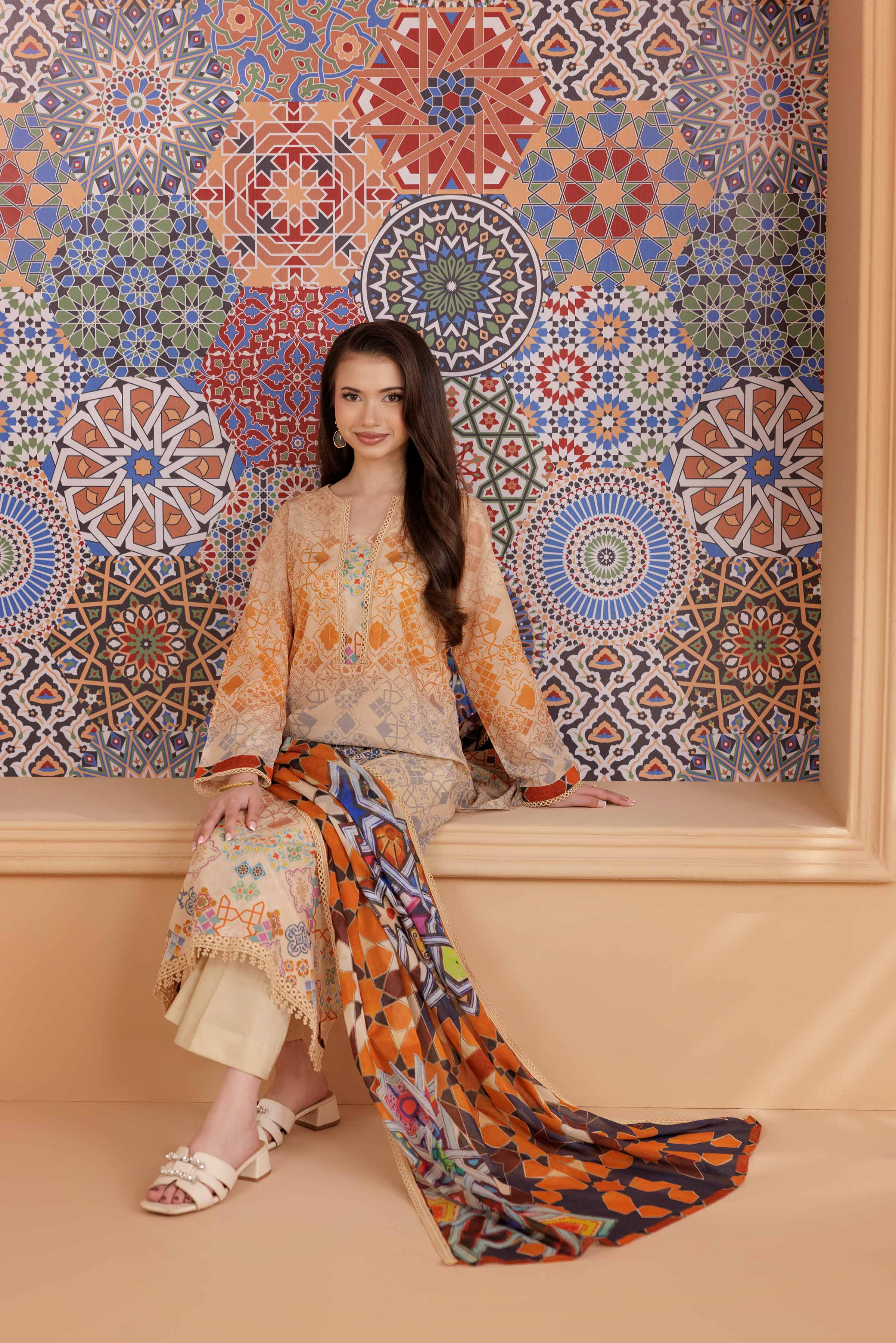 2 Piece - Printed Suit - PS25-157 - Image 5