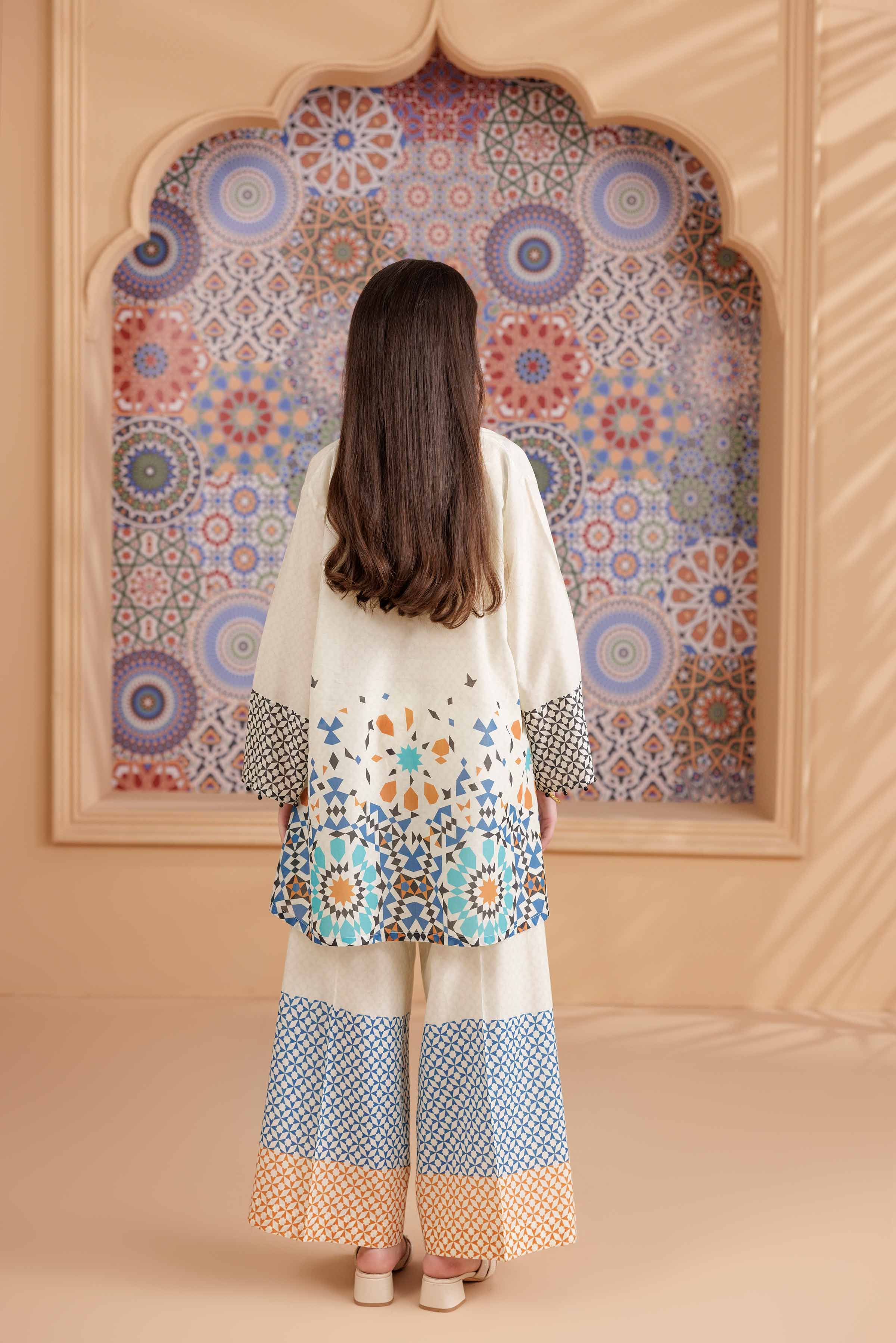 2 Piece - Printed Suit - PS25-158 - Image 3