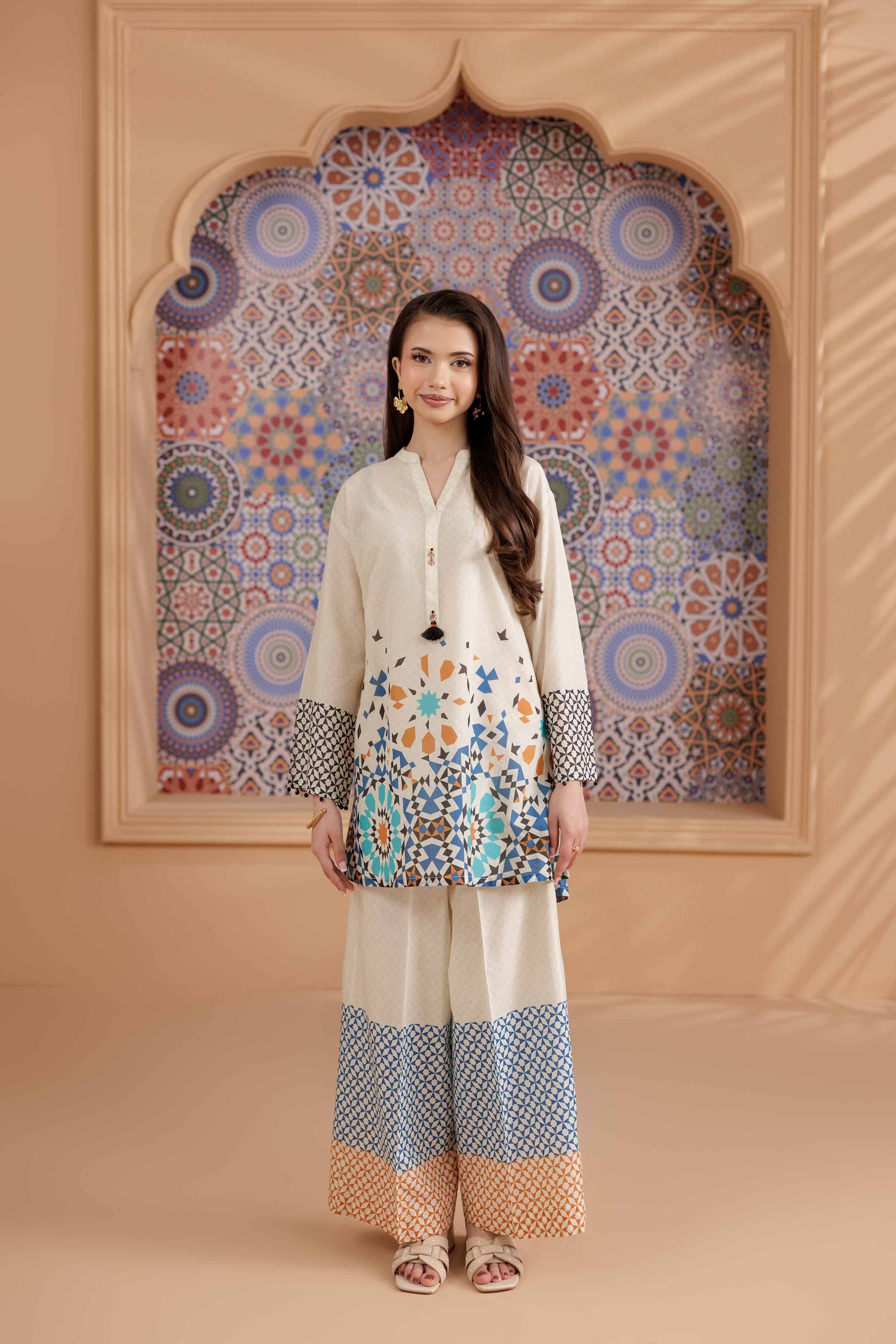2 Piece - Printed Suit - PS25-158 - Image 6