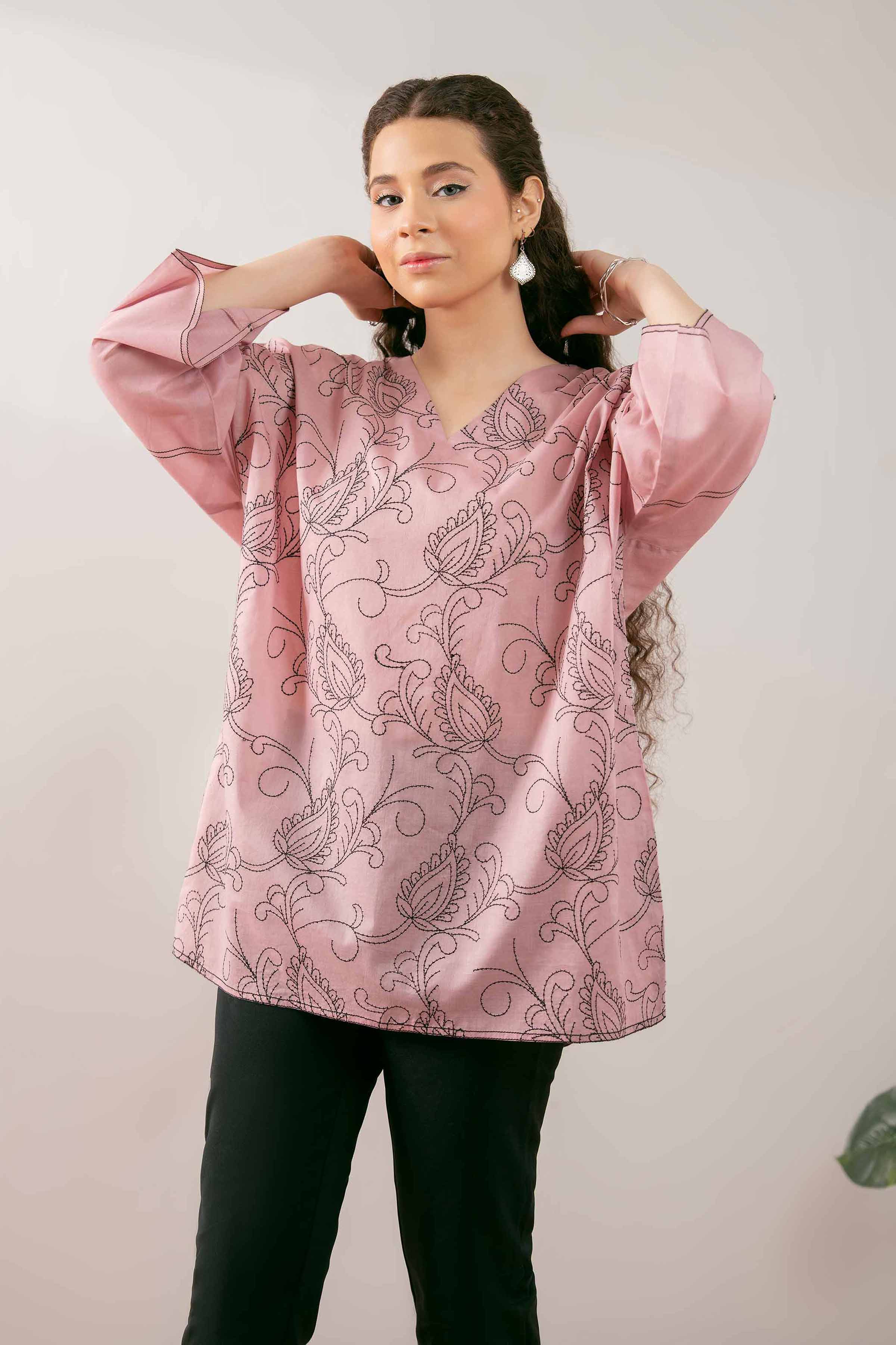 Embroidered Tunic - PS25-184 - Image 4