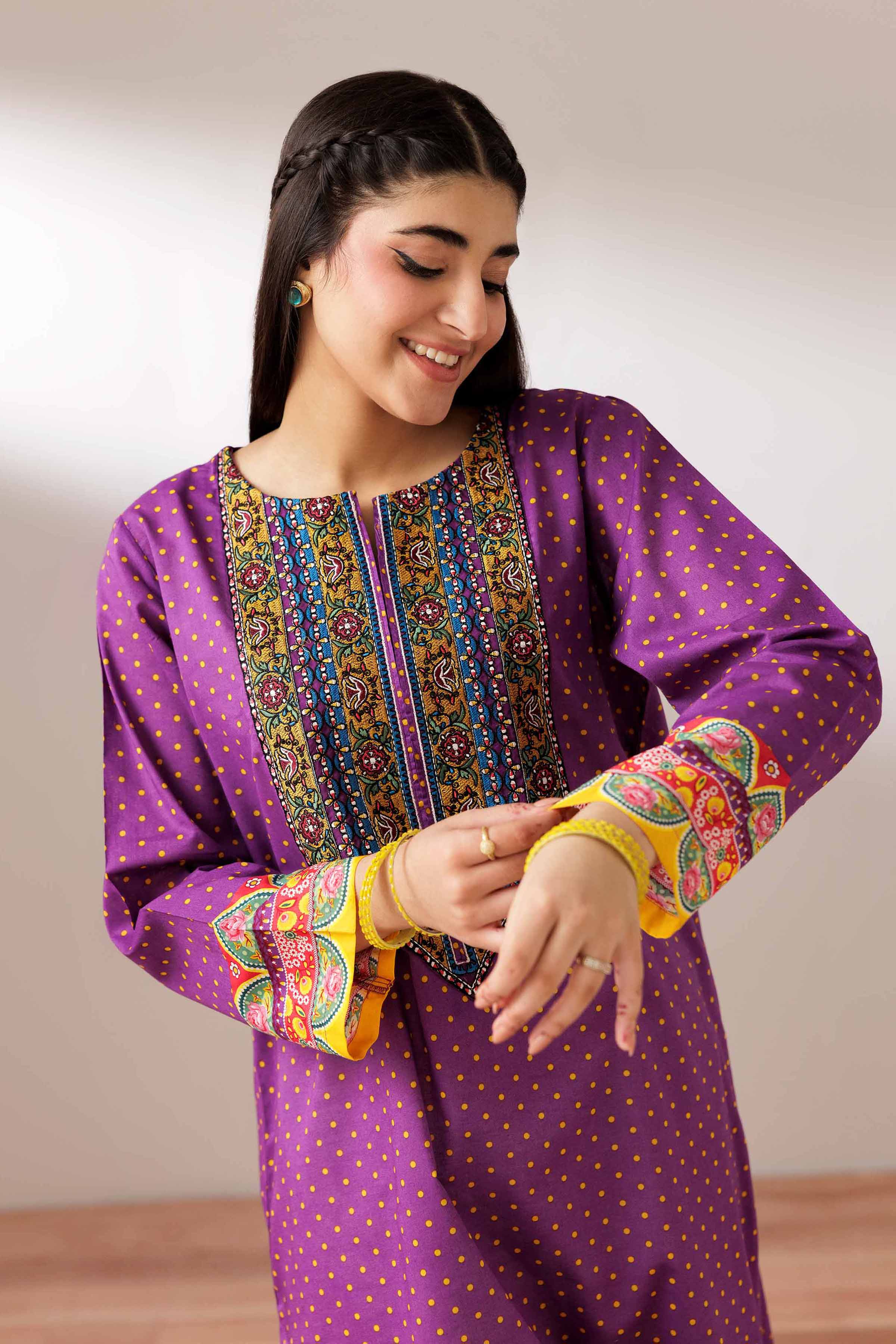 Printed Embroidered Shirt - PS25-200 - Image 2