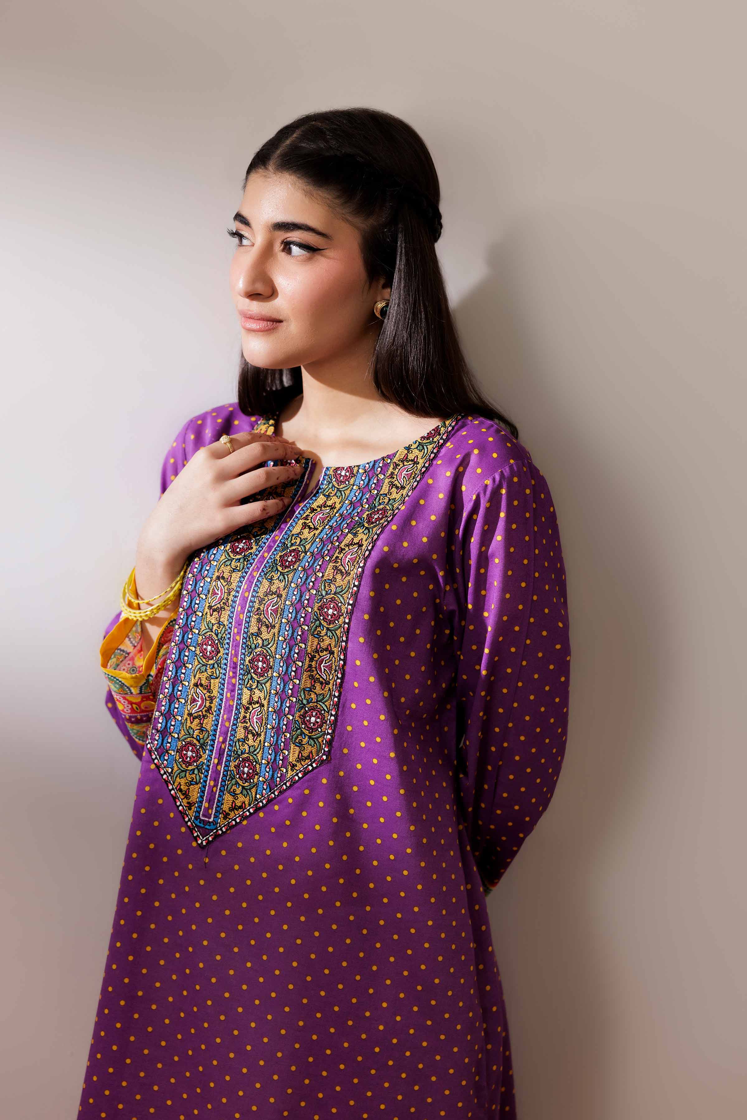 Printed Embroidered Shirt - PS25-200 - Image 6