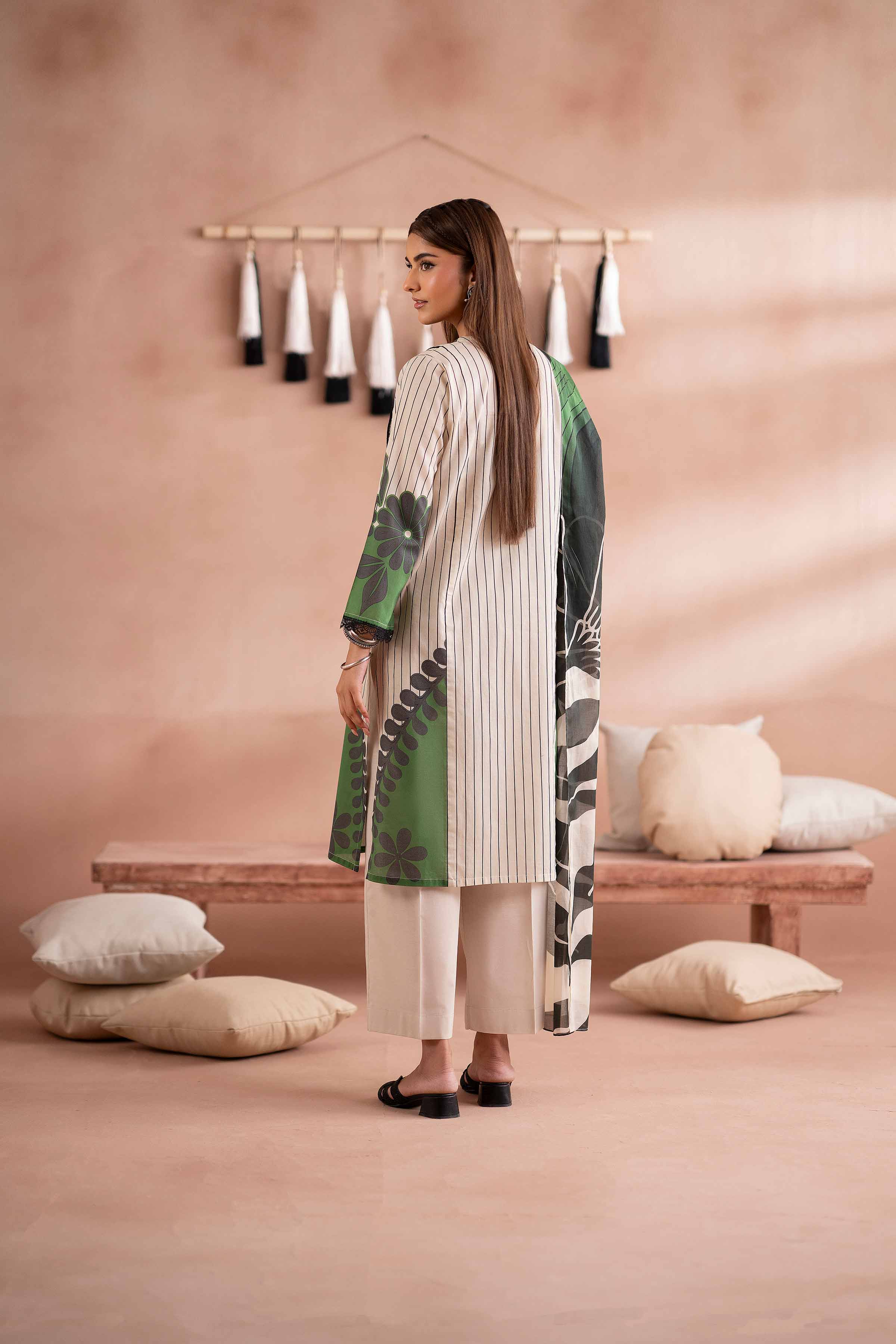 3 Piece - Printed Suit - PS25-255 - Image 3