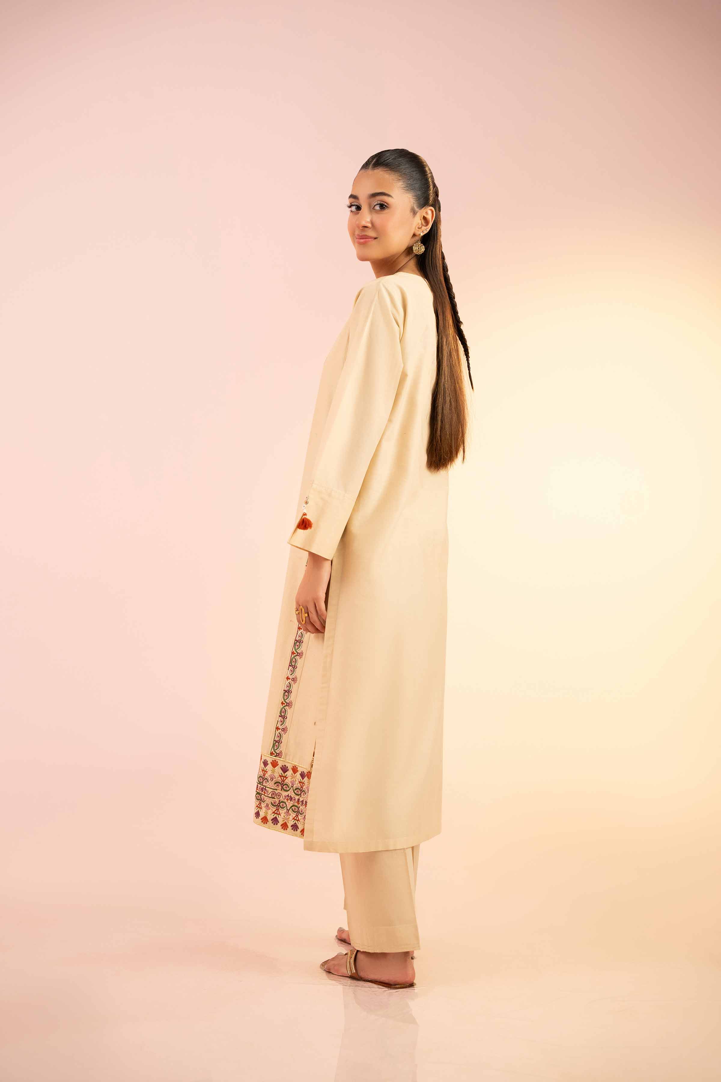 2 Piece - Embroidered Suit - PS25-38 - Image 3
