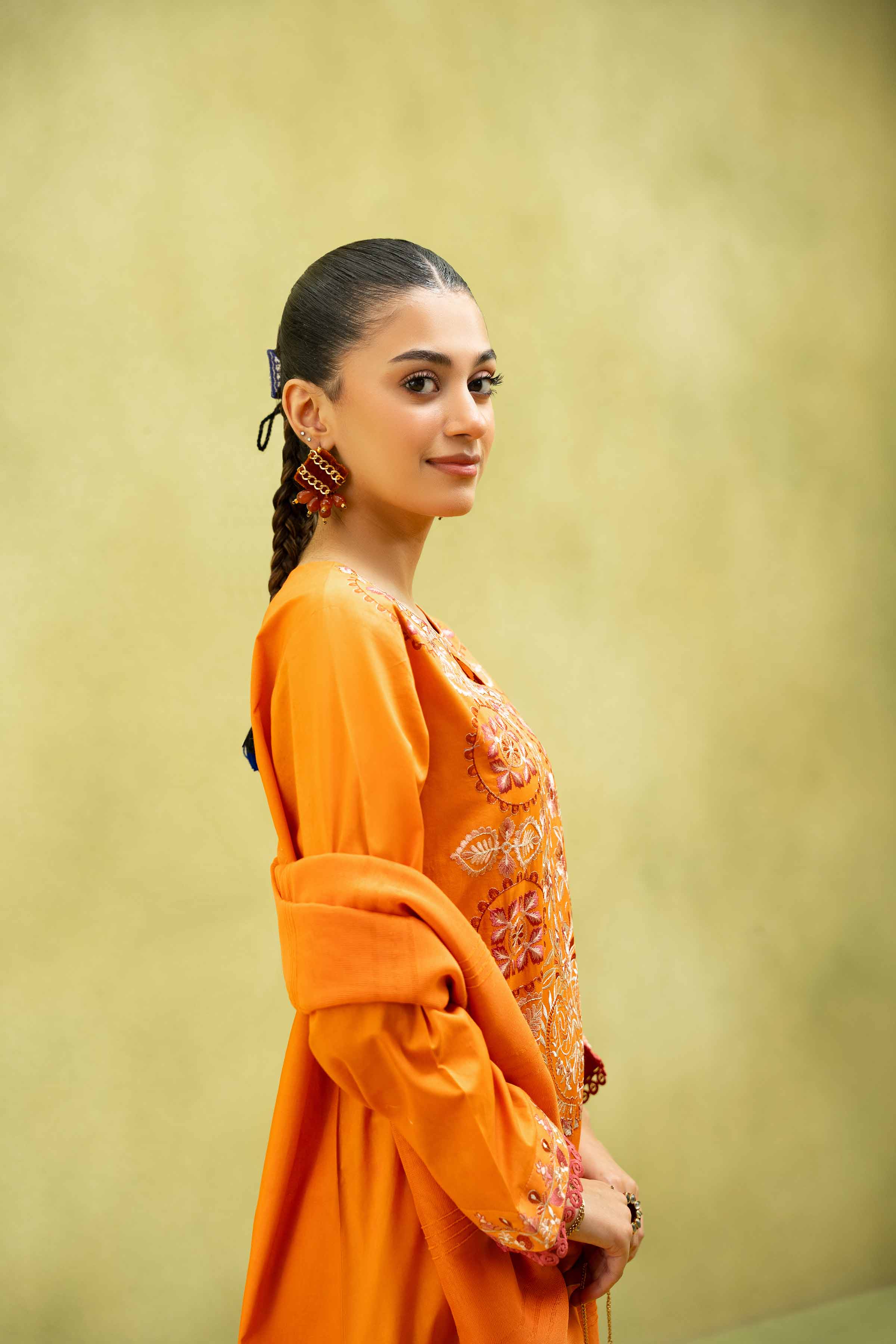 2 Piece - Embroidered Suit - PS25-63 - Image 5