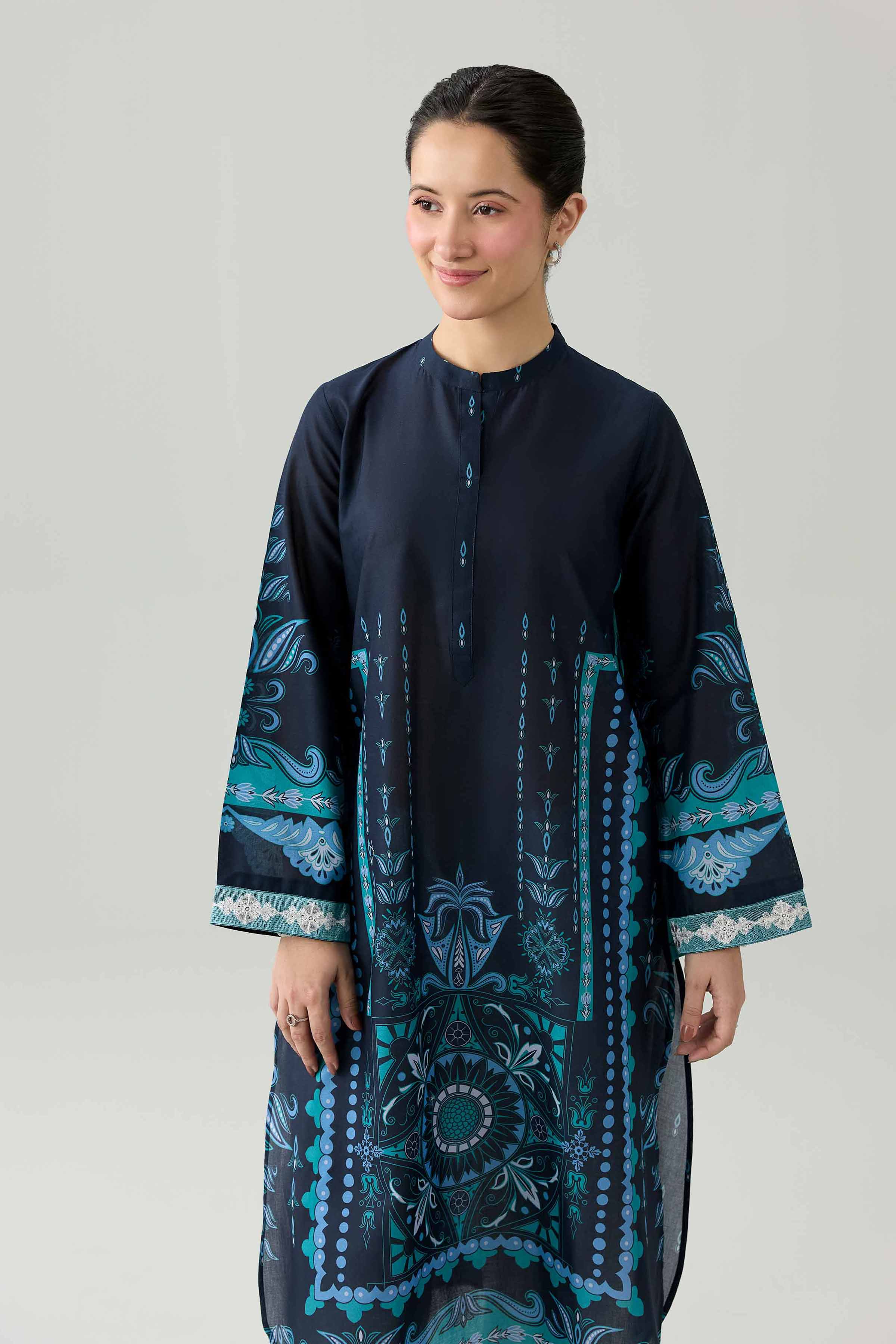 Printed Embroidered Shirt - PS26-08 - Image 5