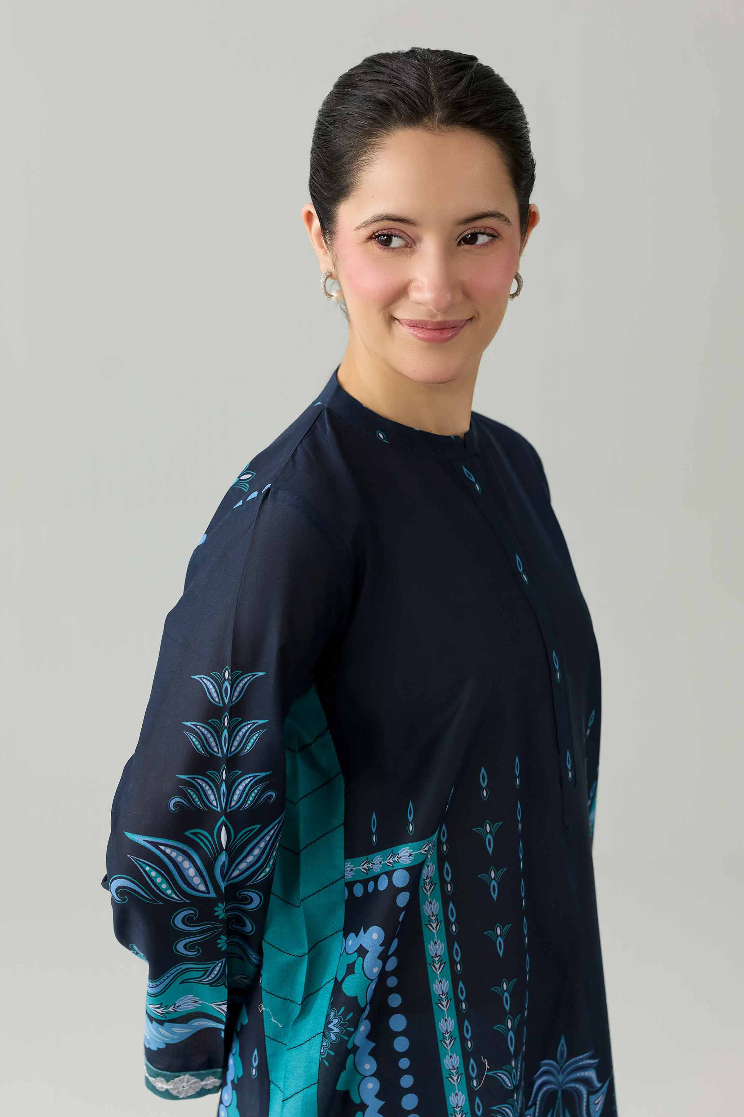 Printed Embroidered Shirt - PS26-08 - Image 6