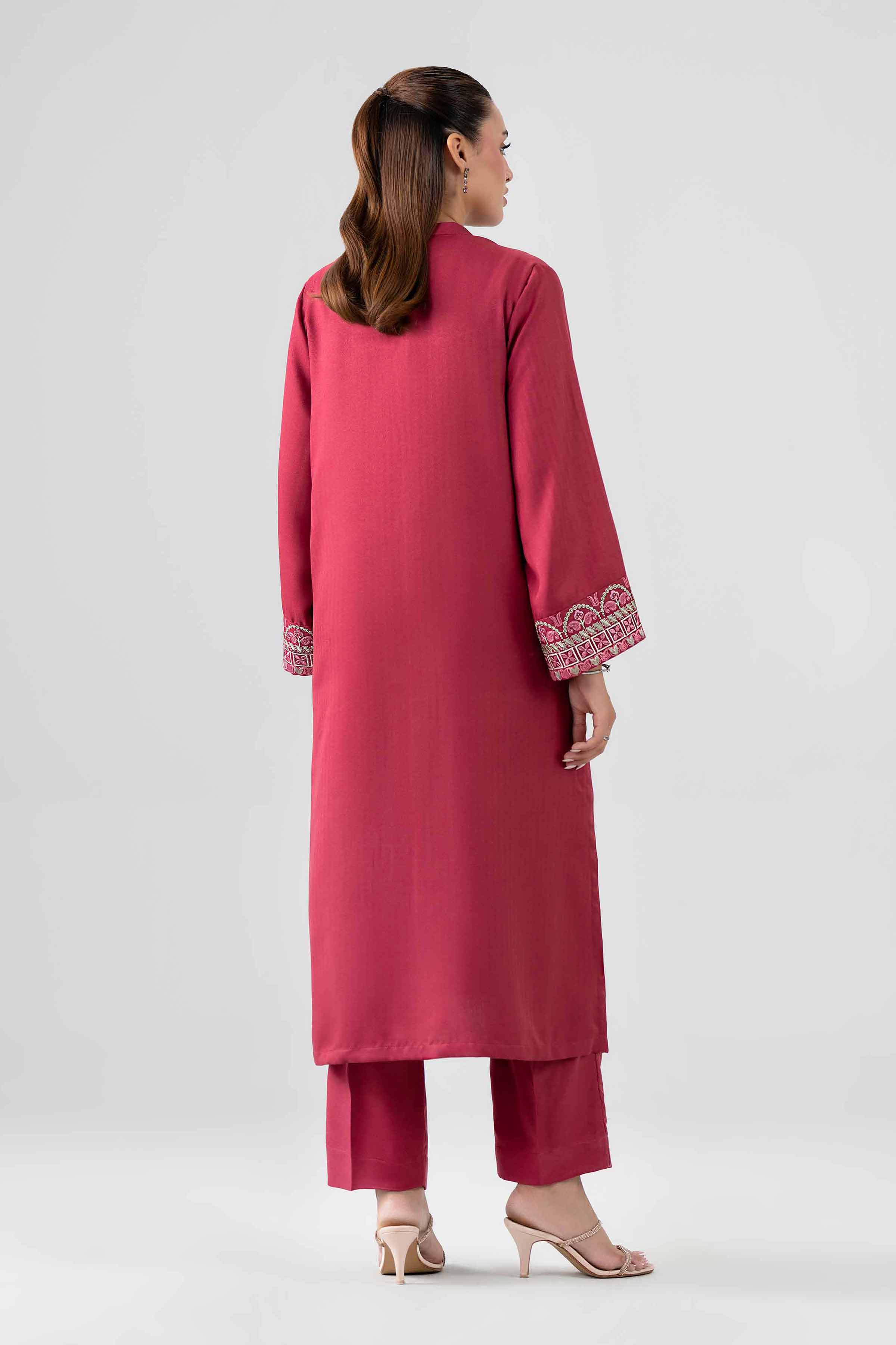 2 Piece - Embroidered Suit - PS26-163 - Image 3