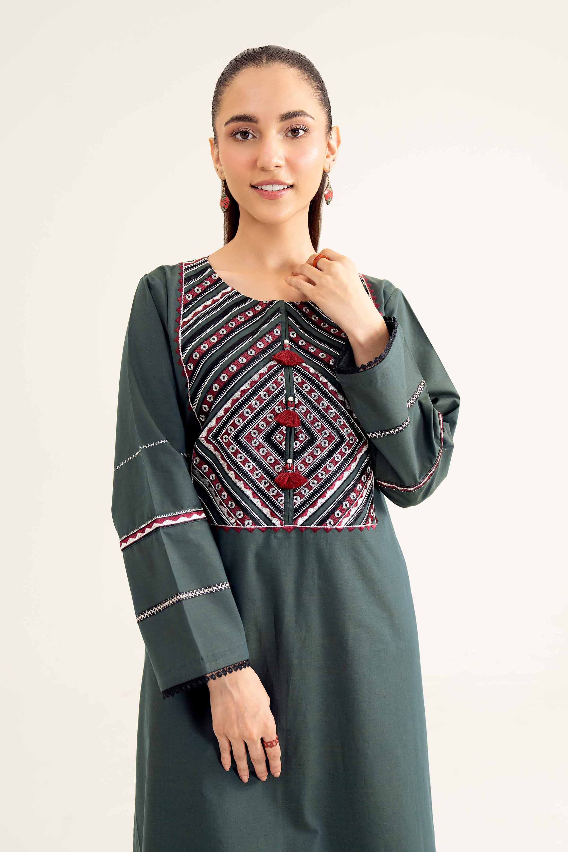 2 Piece - Embroidered Suit - PW24-10 - Image 2