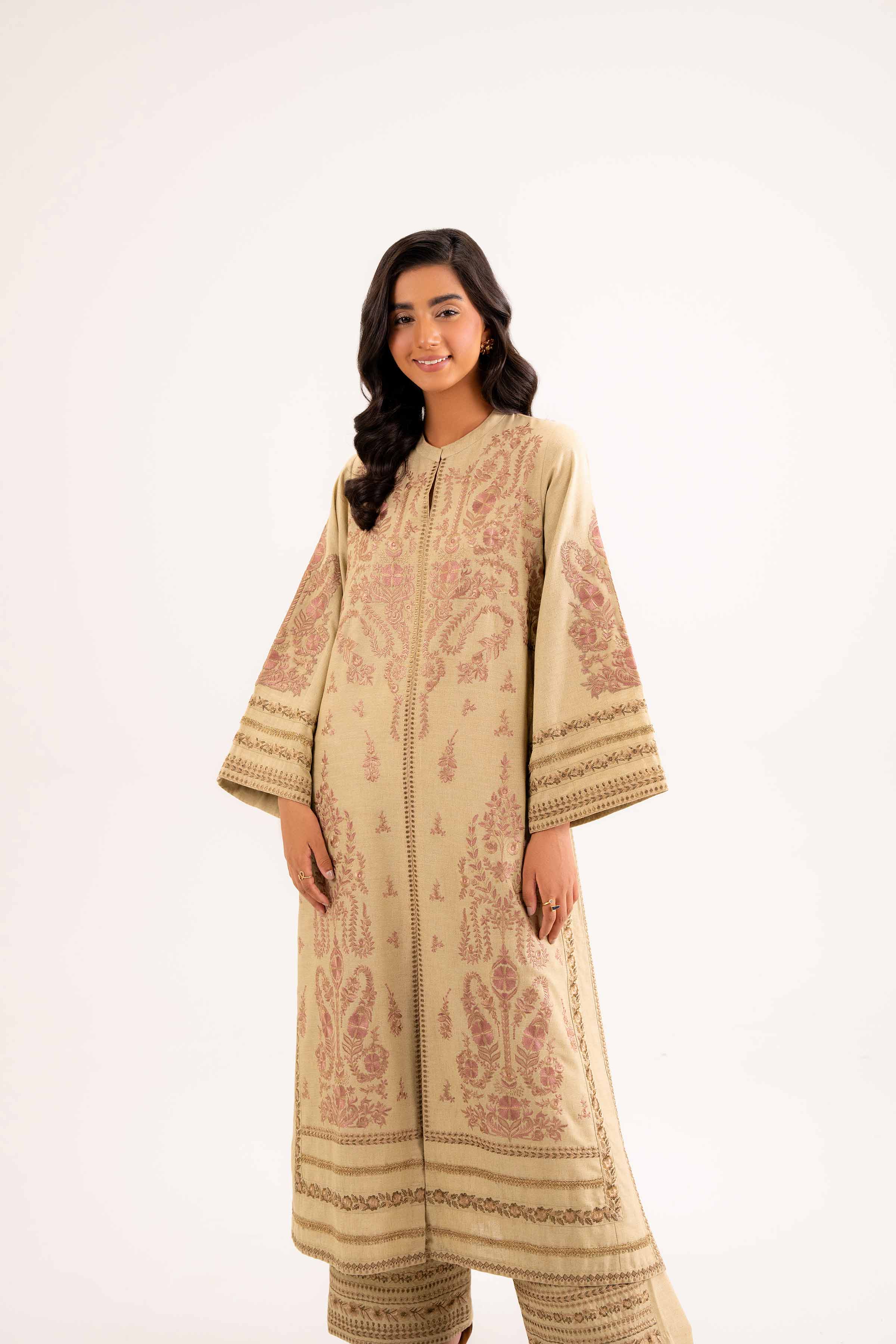 2 Piece - Embroidered Suit - PW24-107 - Image 5