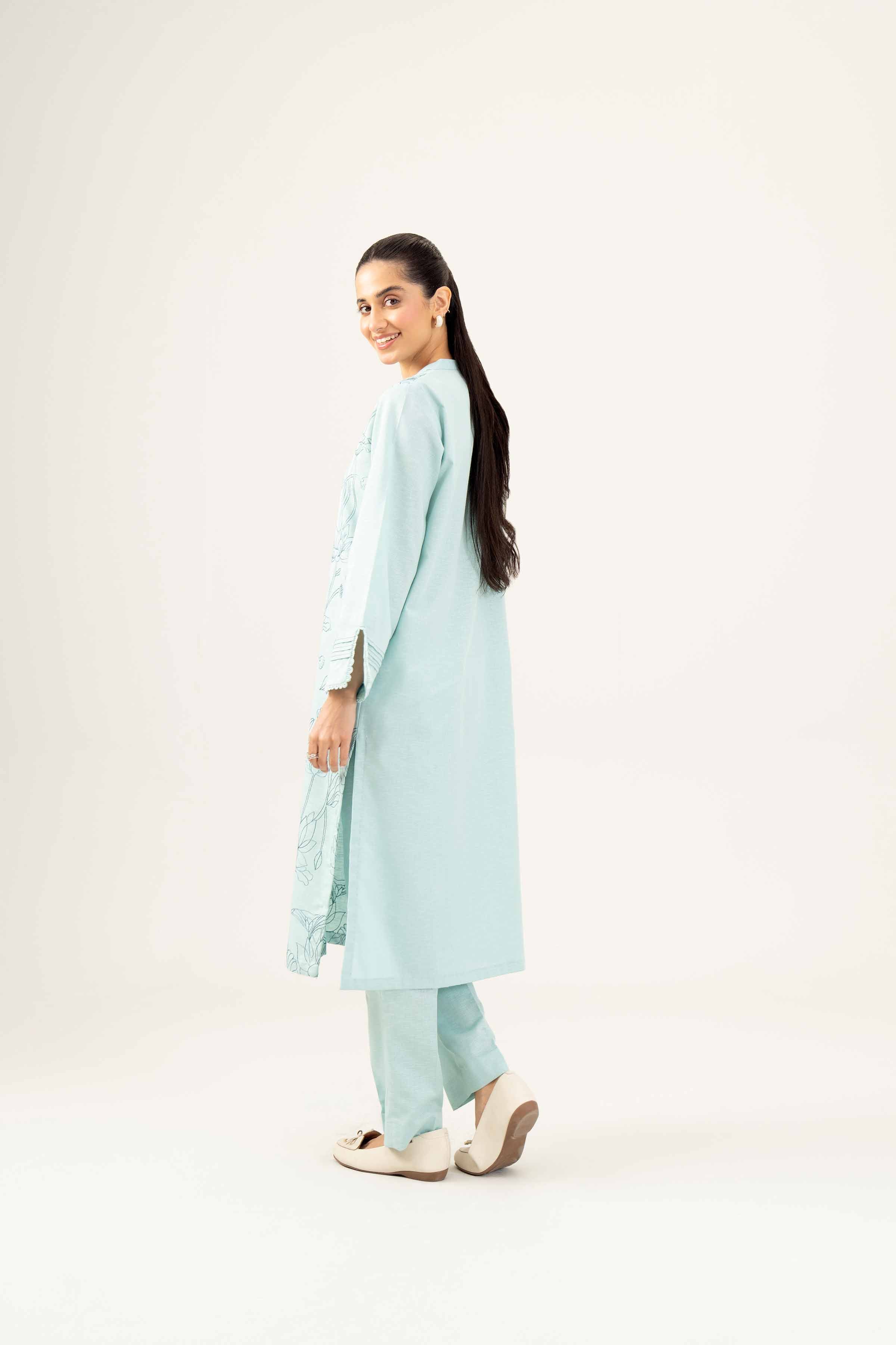 2 Piece - Embroidered Suit - PW24-11 - Image 3
