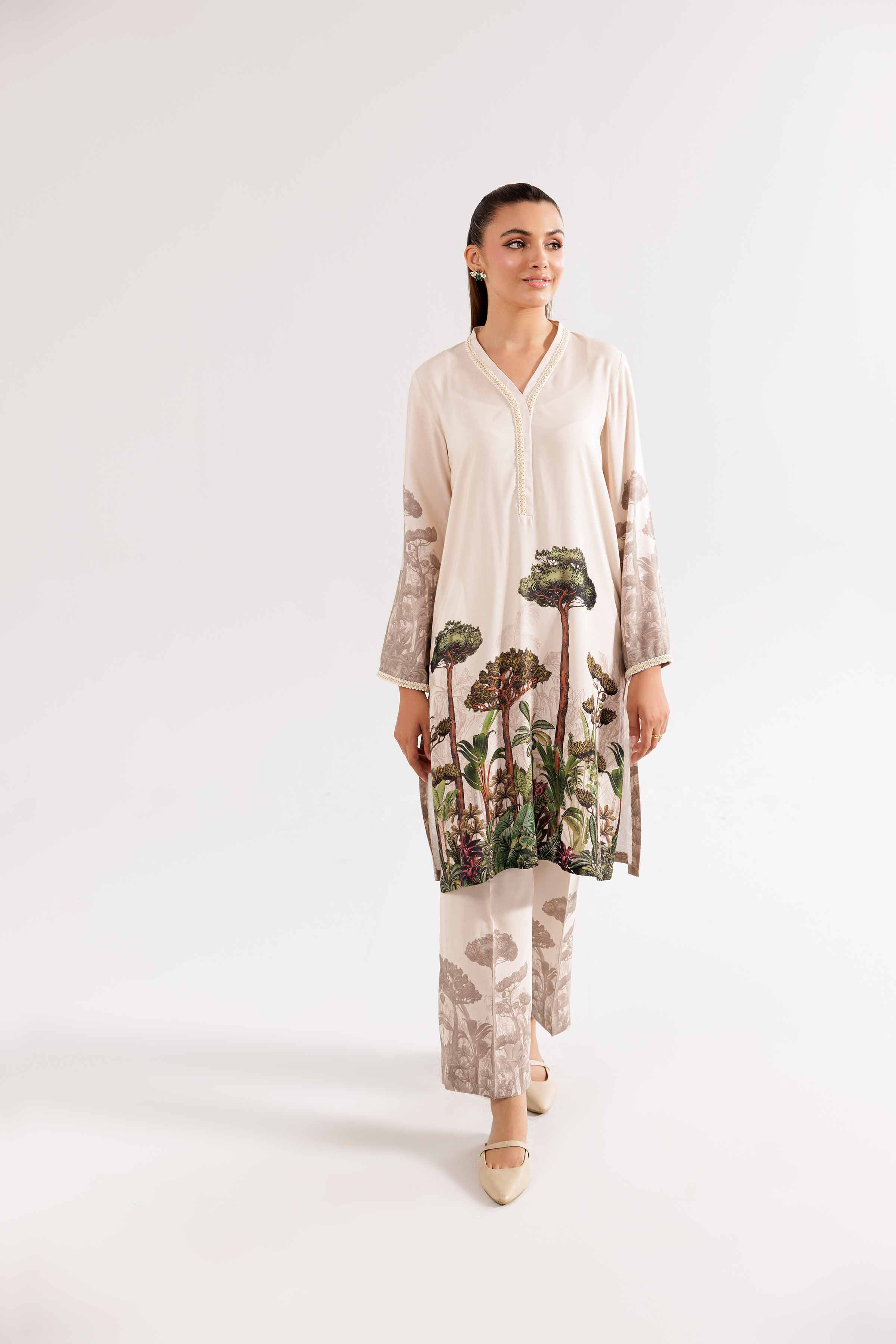 2 Piece - Printed Suit - PW24-138 - Image 4