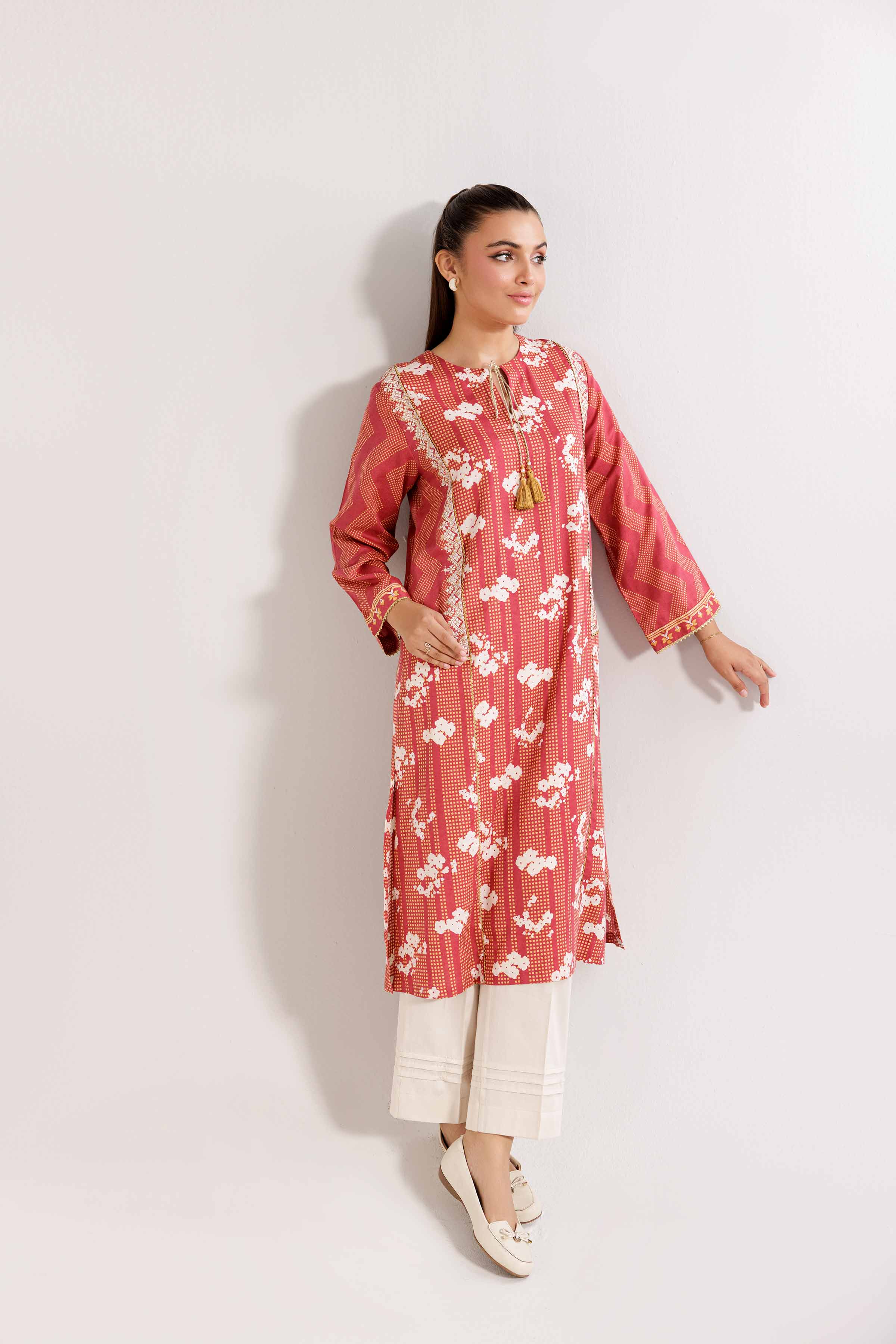 Printed Embroidered Shirt - PW24-144 - Image 4