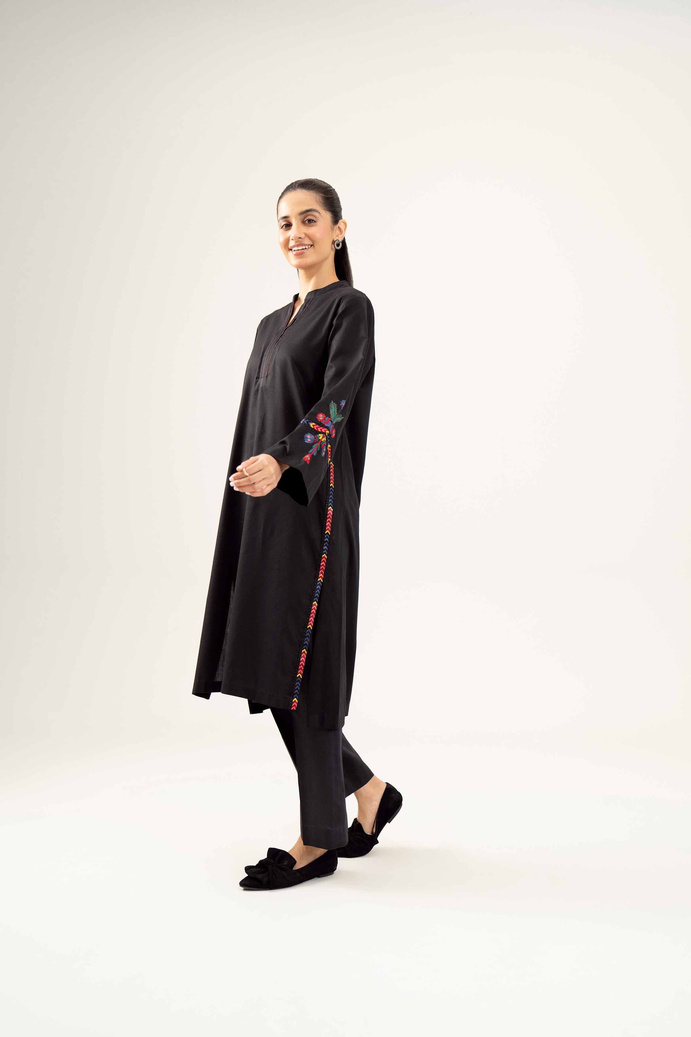 2 Piece - Embroidered Suit - PW24-233 - Image 5