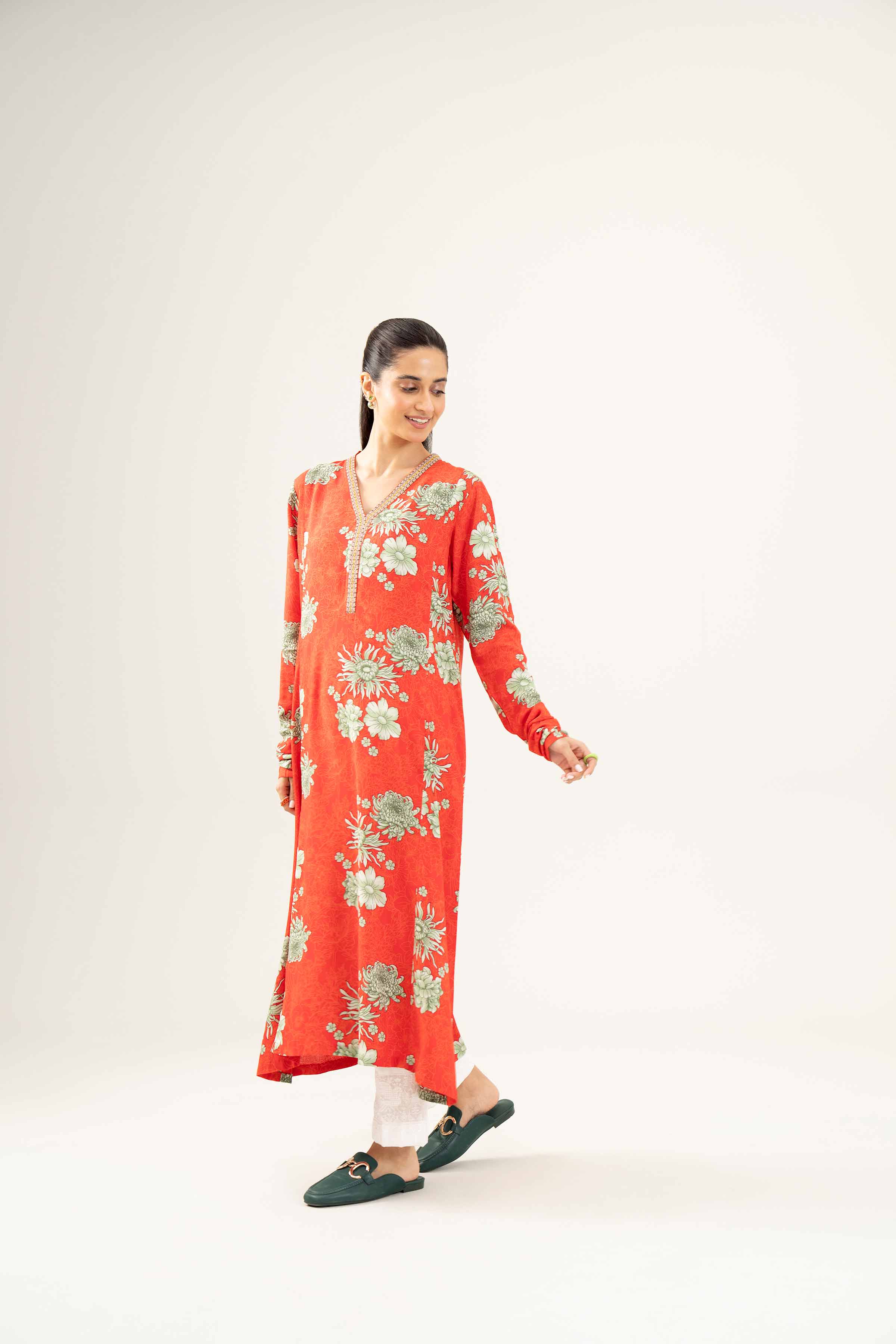 Printed Embroidered Shirt - PW24-234 - Image 5