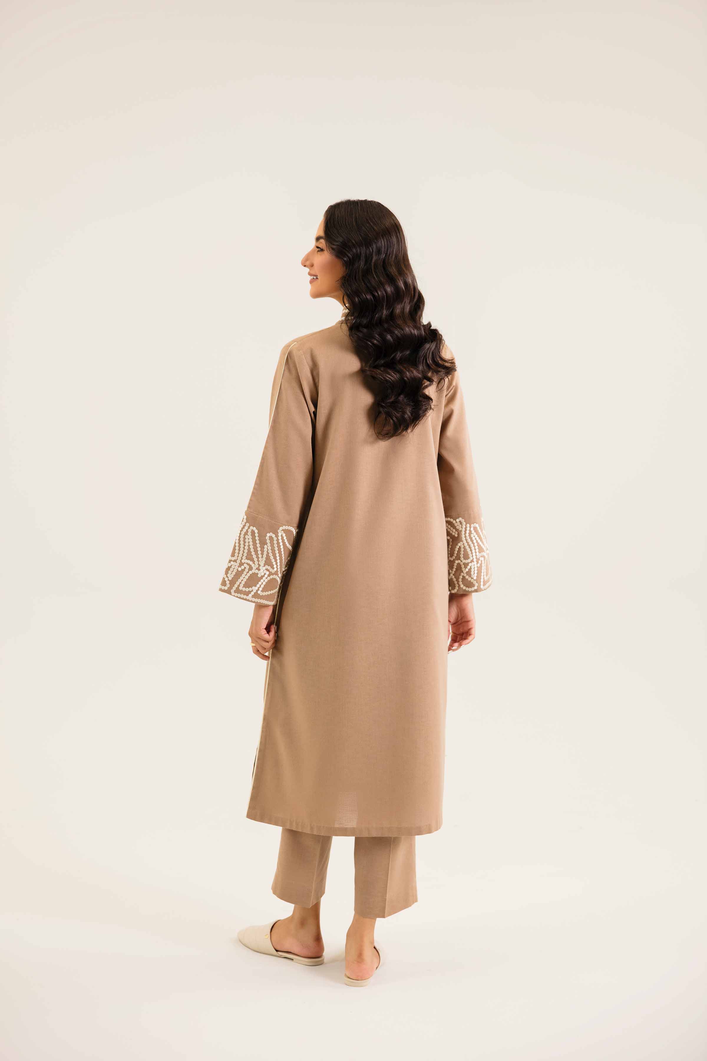 2 Piece - Embroidered Suit - PW24-245 - Image 3