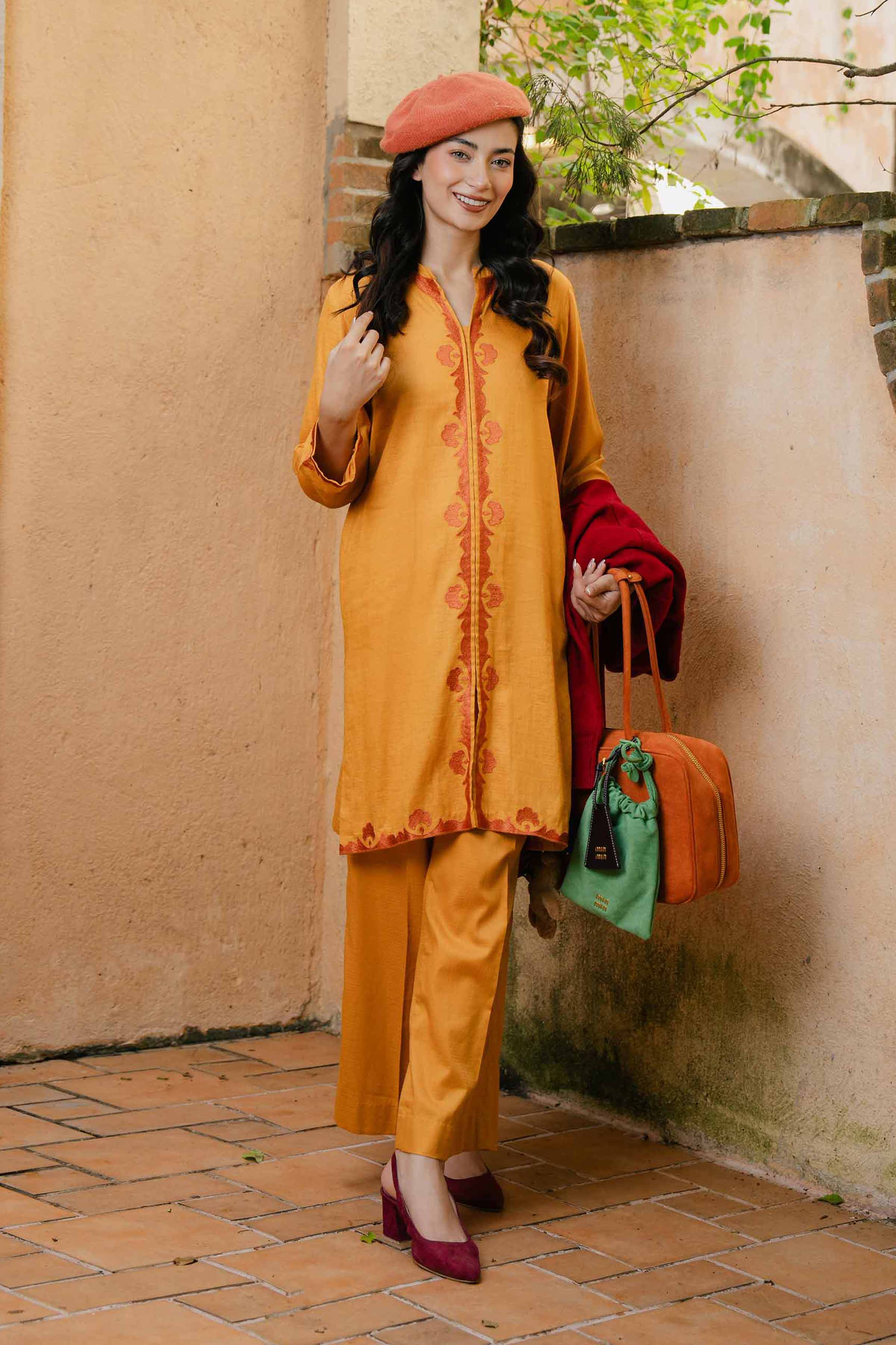 2 Piece - Embroidered Suit - PW24-255 - Image 2