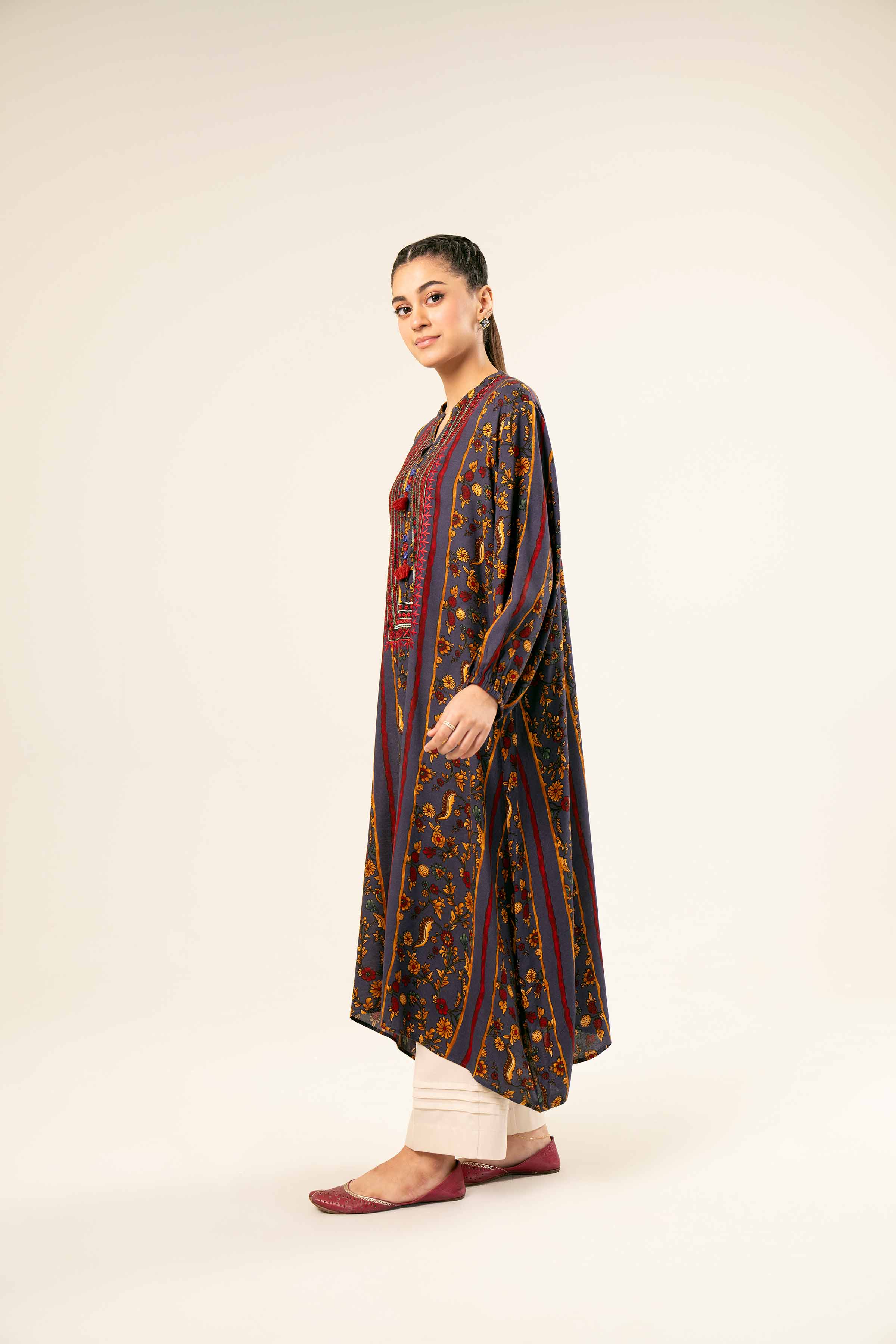 Printed Embroidered Shirt - PW24-333 - Image 6