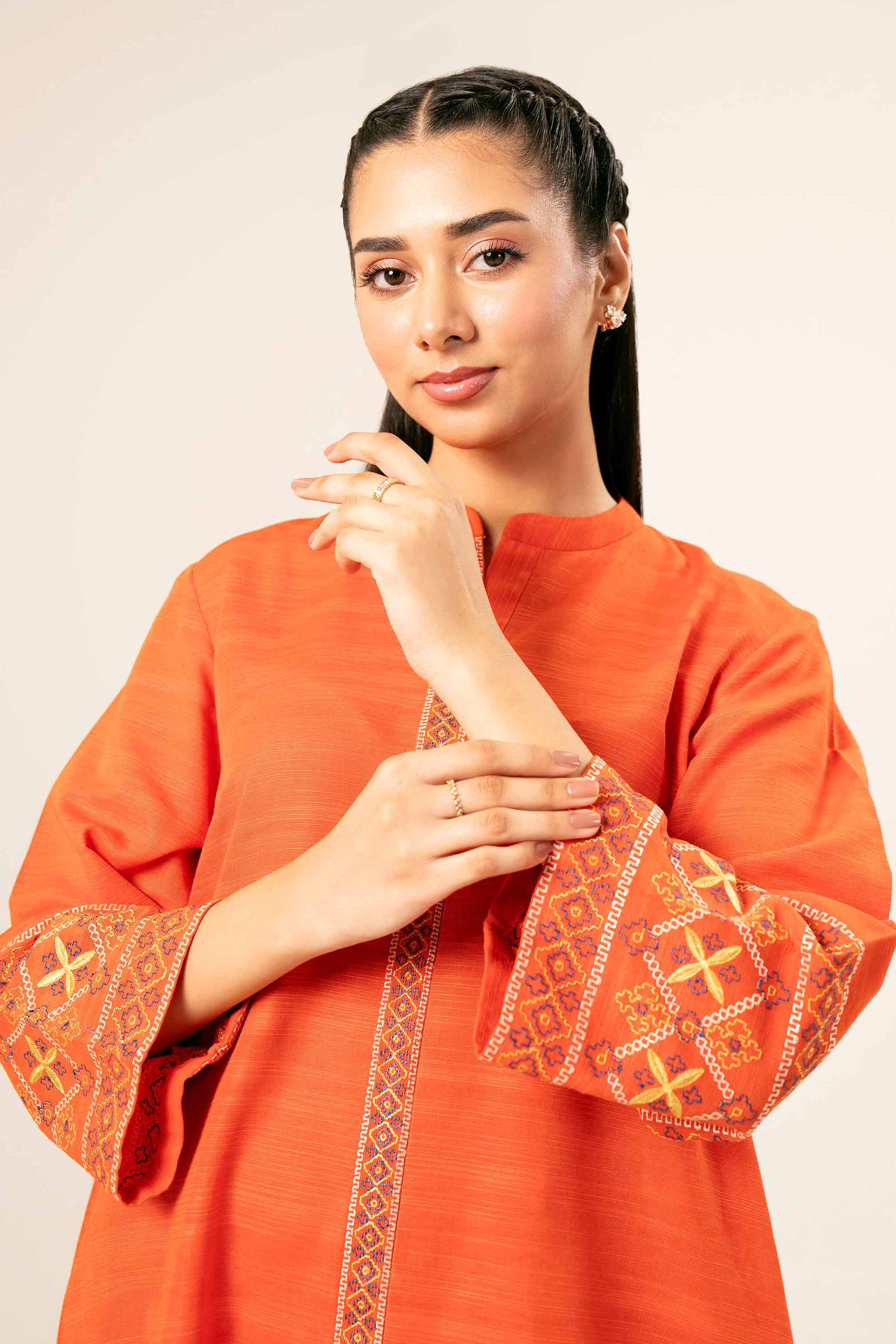 2 Piece - Embroidered Suit - PW24-346 - Image 2