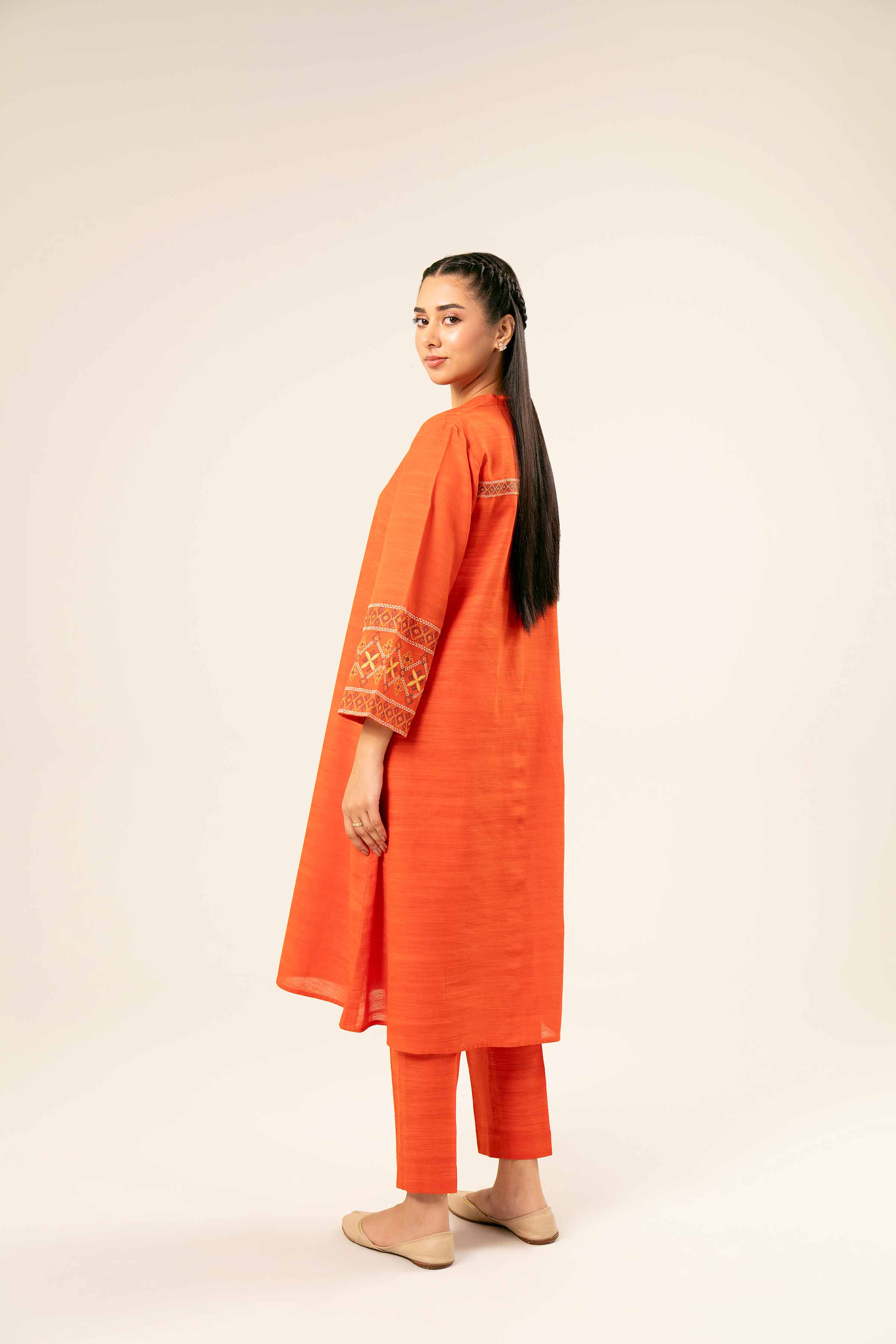 2 Piece - Embroidered Suit - PW24-346 - Image 6