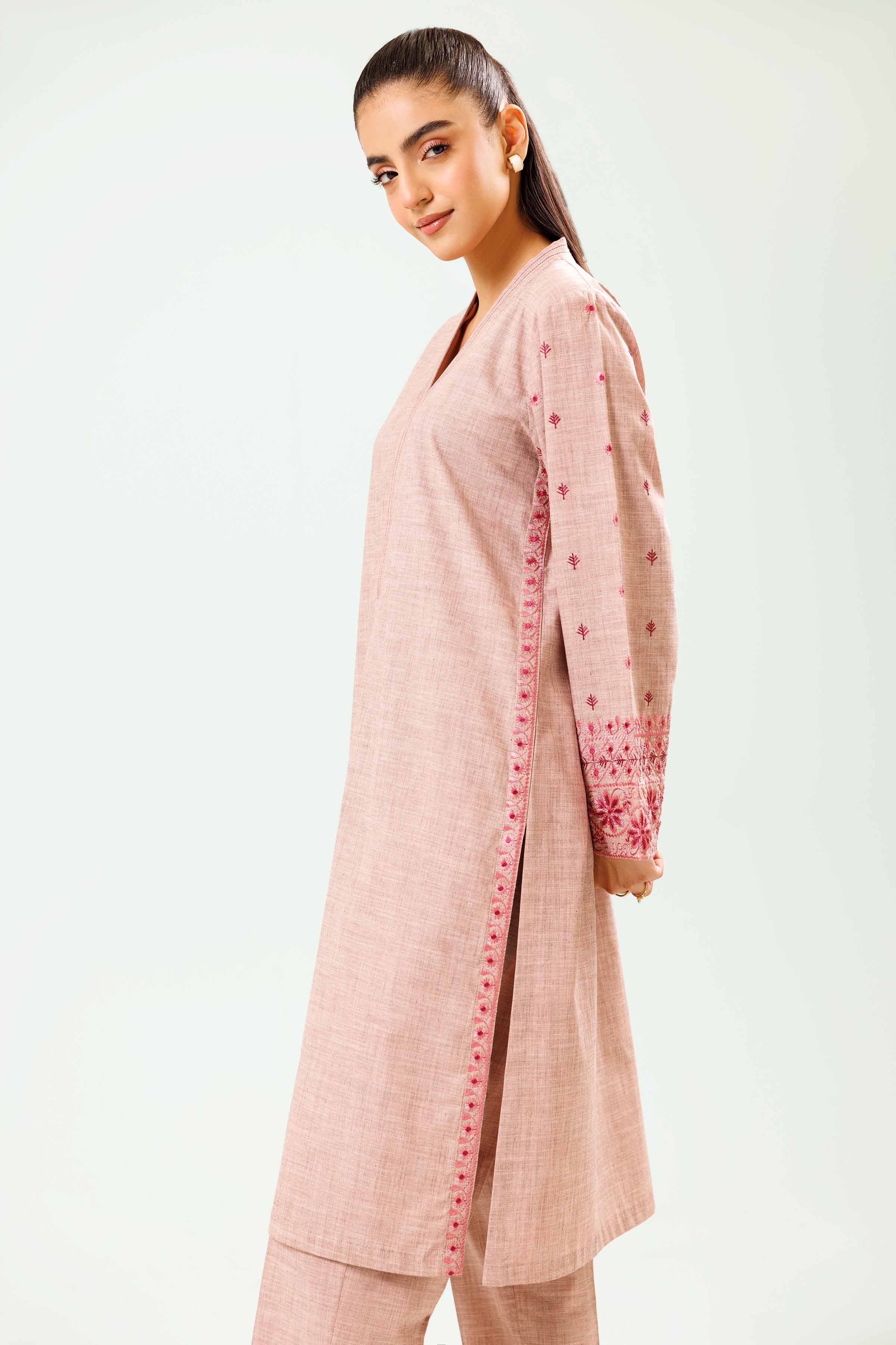 2 Piece - Embroidered Suit - PW24-37 - Image 15