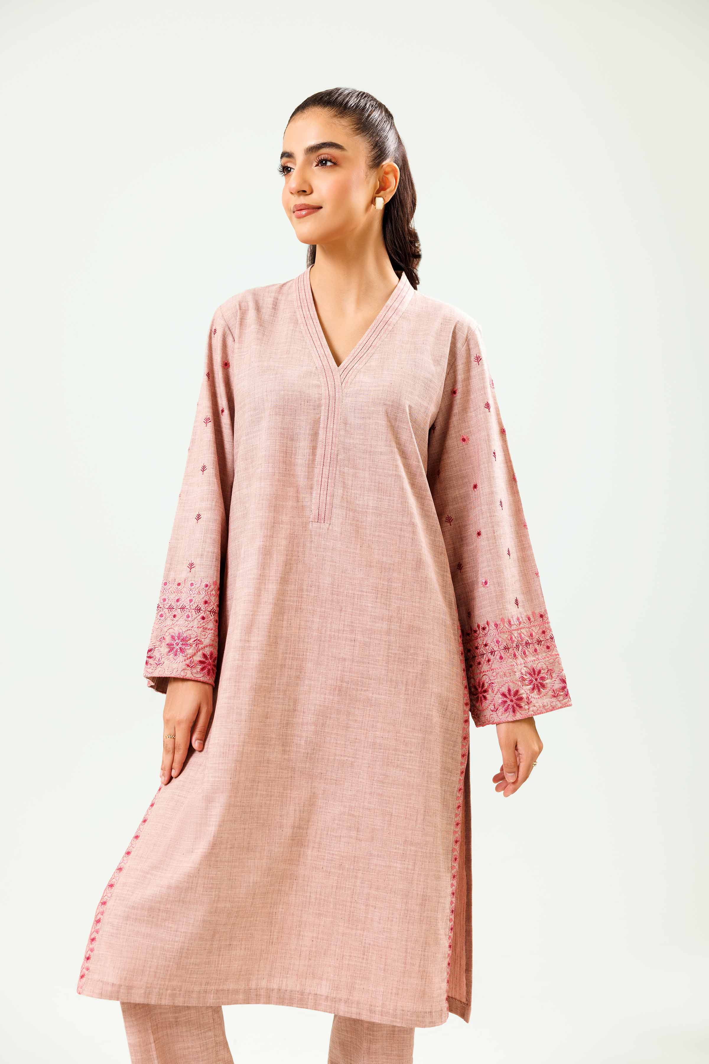 2 Piece - Embroidered Suit - PW24-37 - Image 6