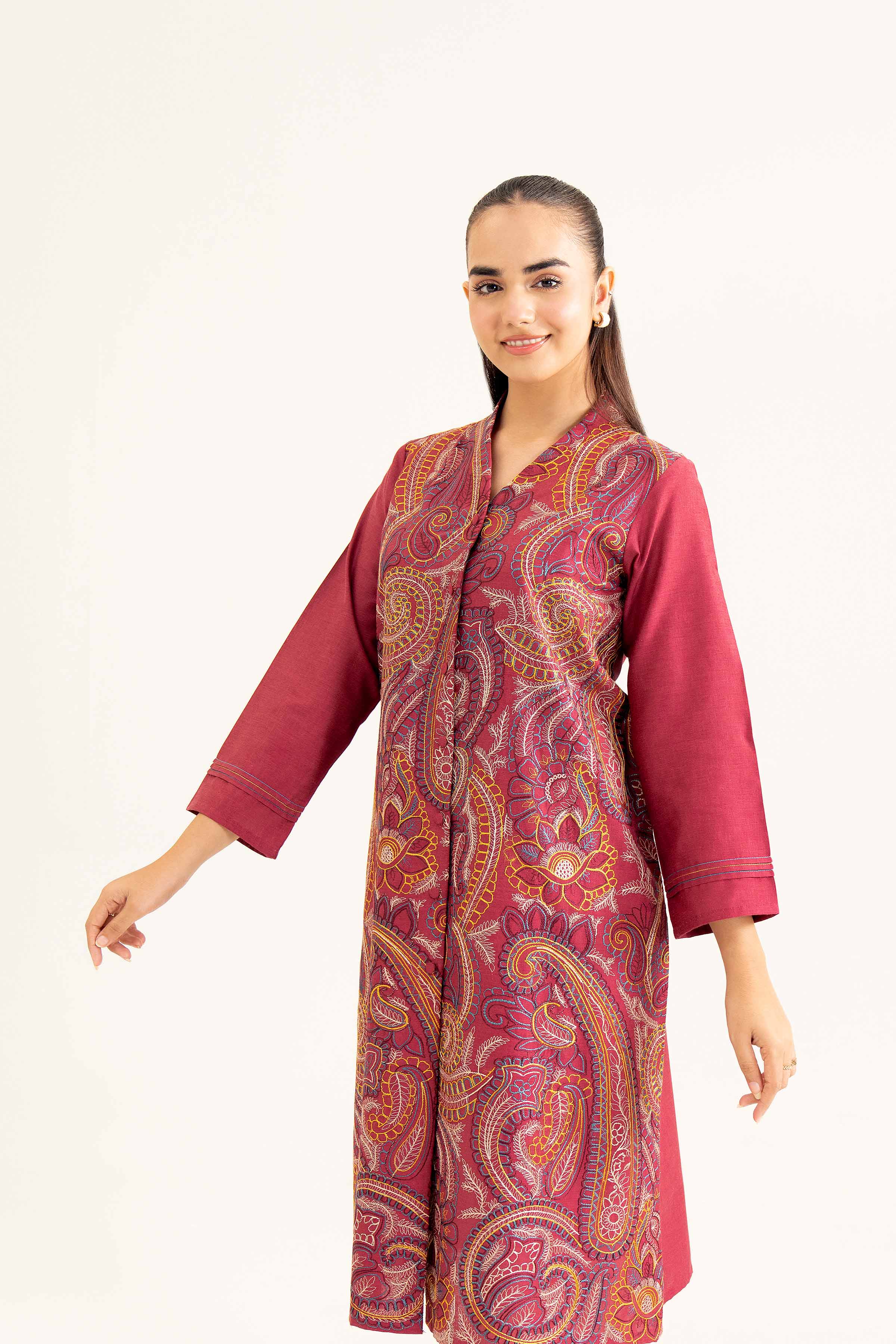 2 Piece - Embroidered Suit - PW24-48 - Image 17