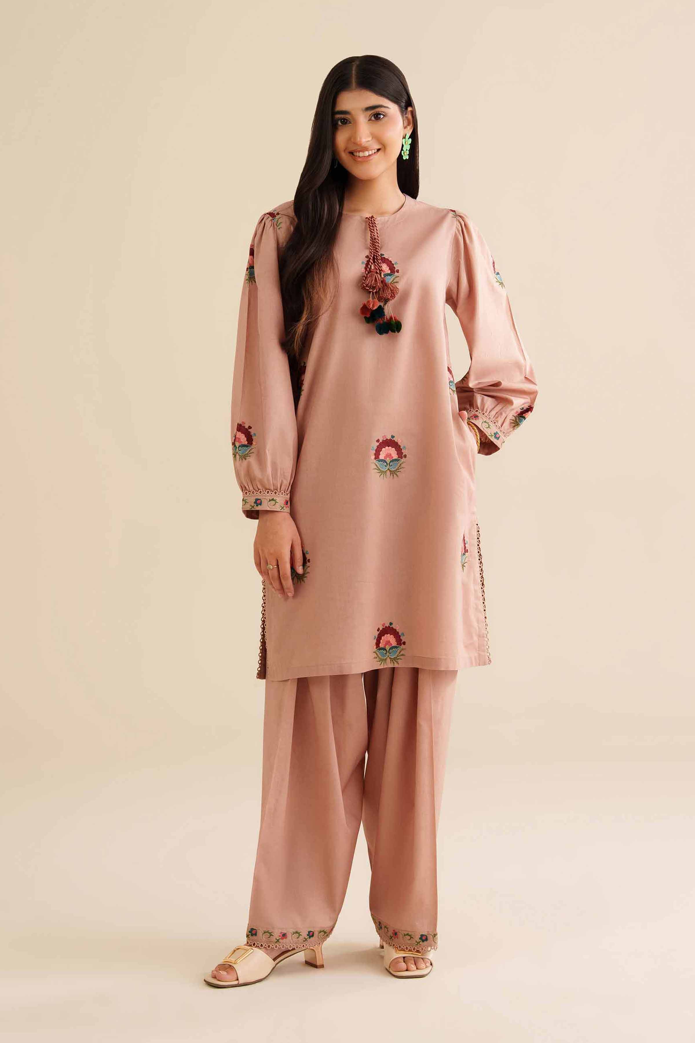 2 Piece - Embroidered Suit - PW25-211