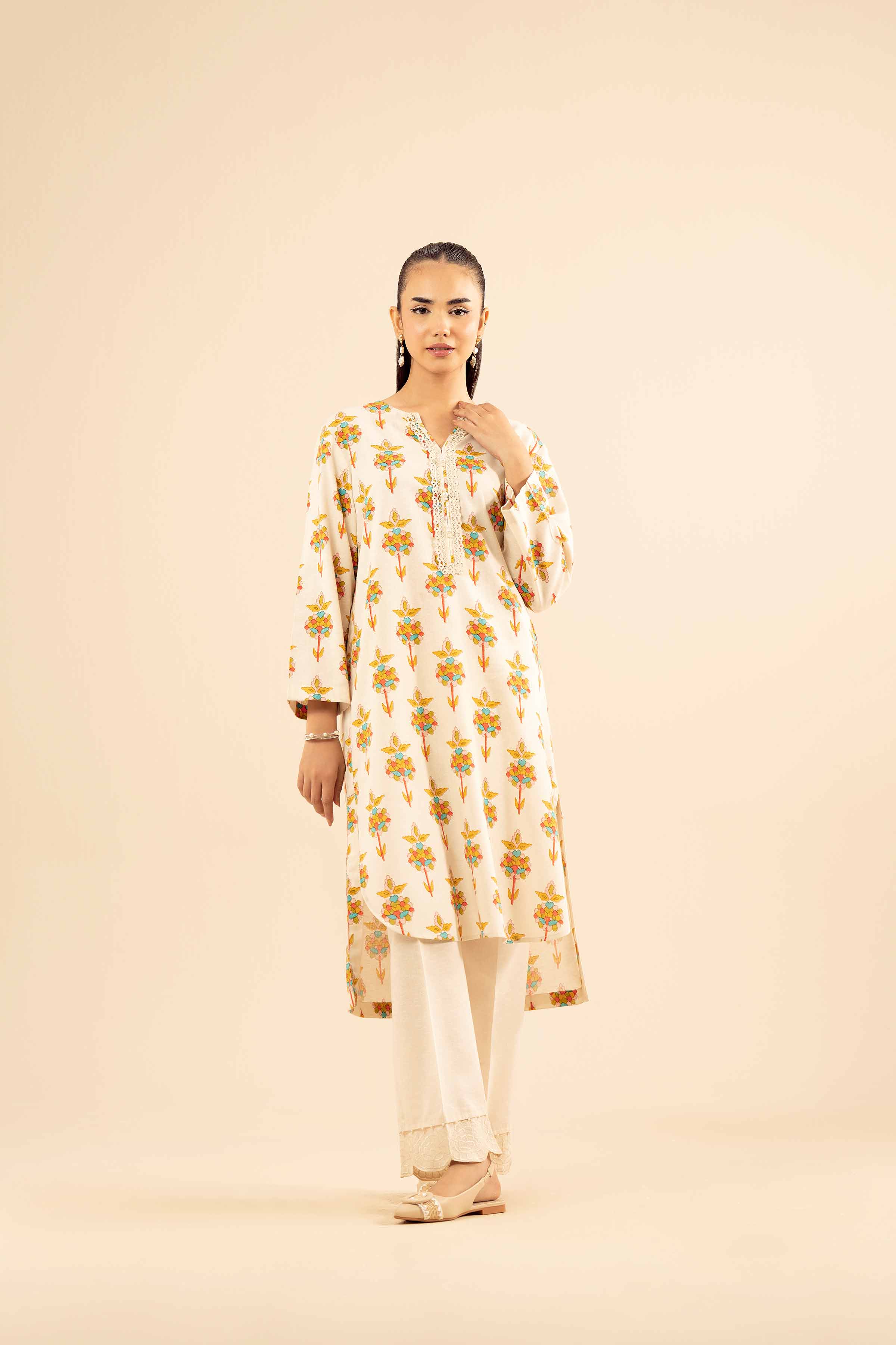 2 Piece - Embroidered Suit - PW25-216 - Image 5