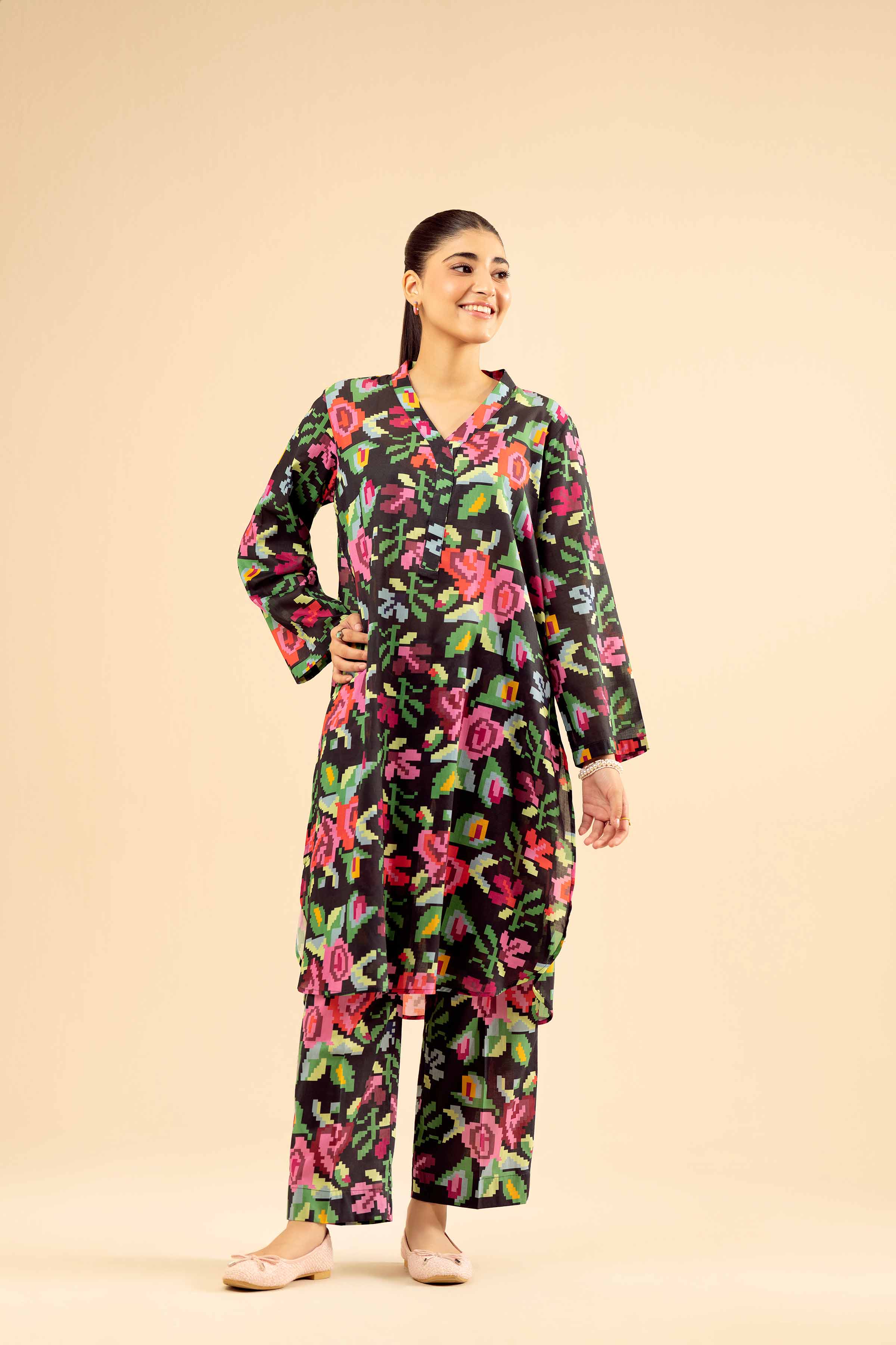 2 Piece - Printed Suit - PW25-23 - Image 4