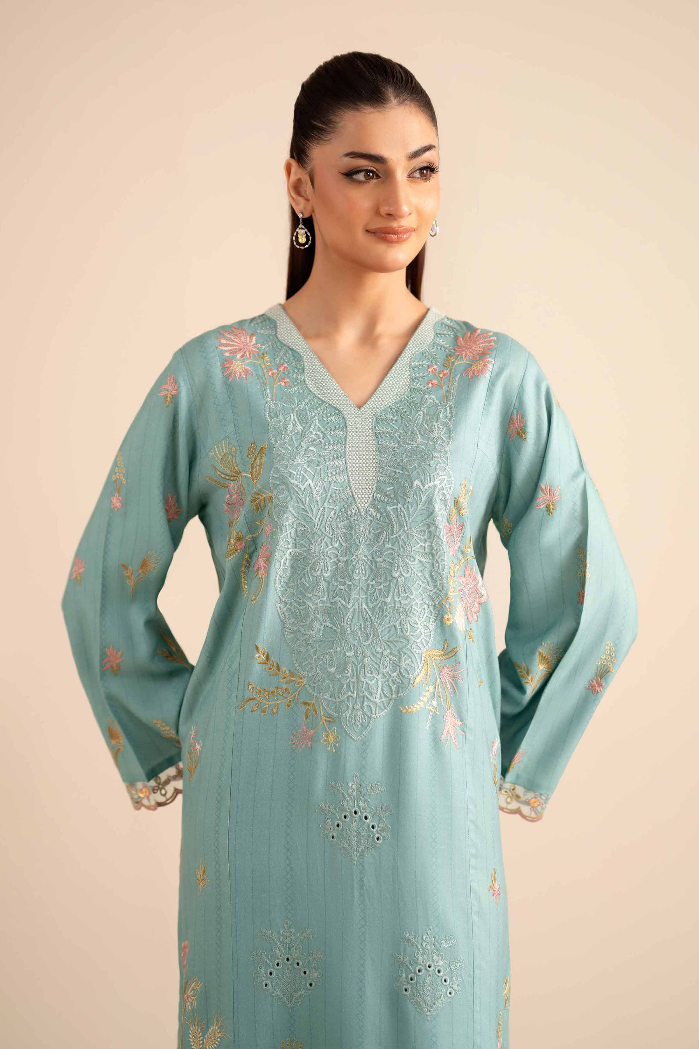 2 Piece - Embroidered Suit - PW25-257