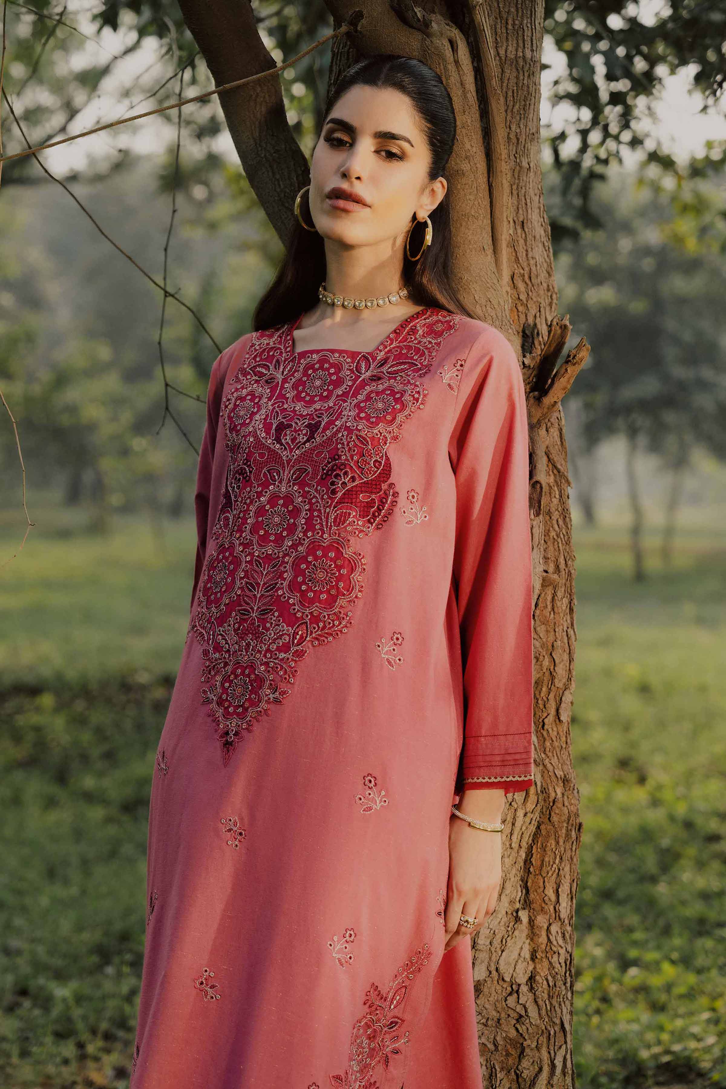 2 Piece - Embroidered Suit - PW25-258