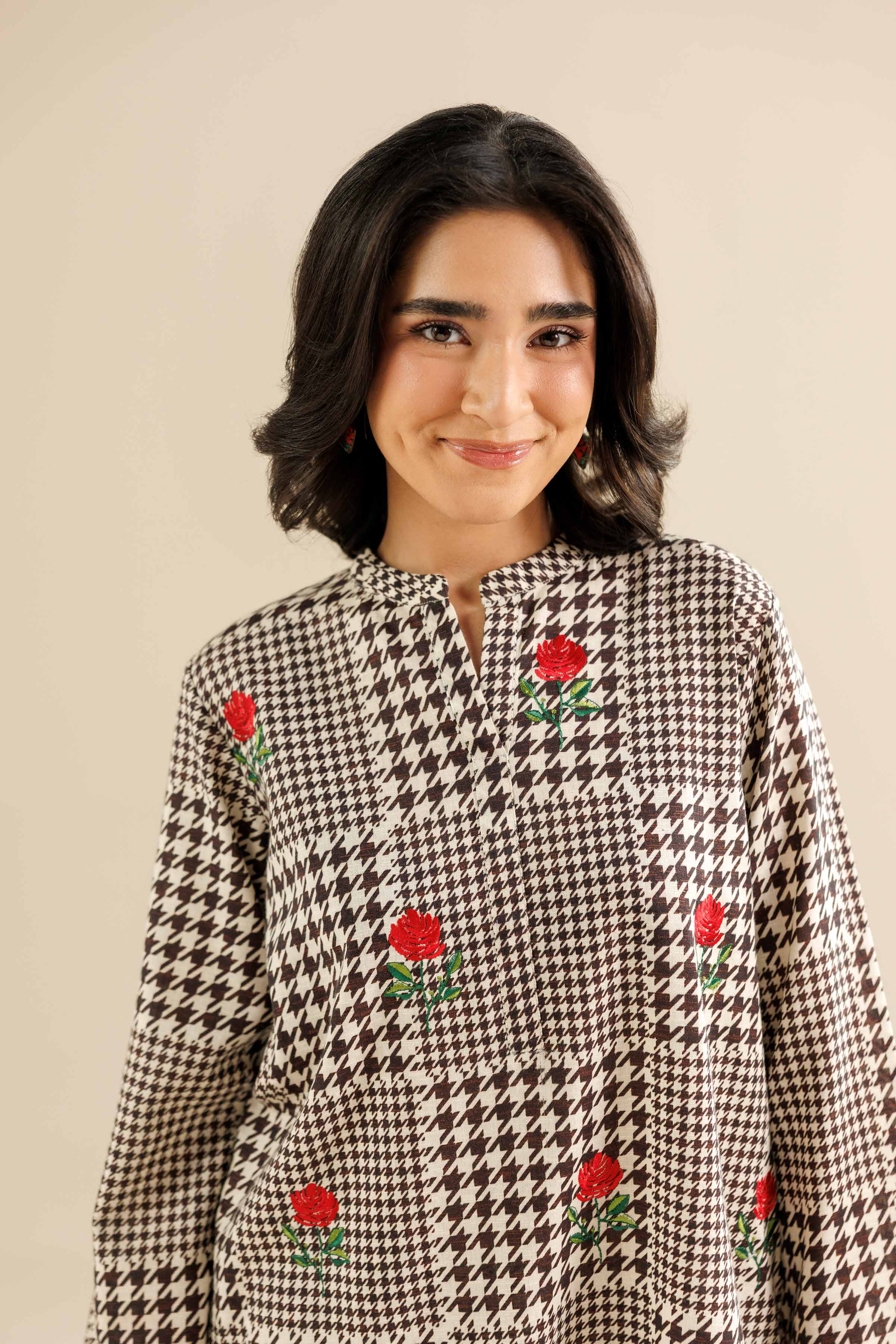 2 Piece - Embroidered Suit - PW25-288 - Image 6