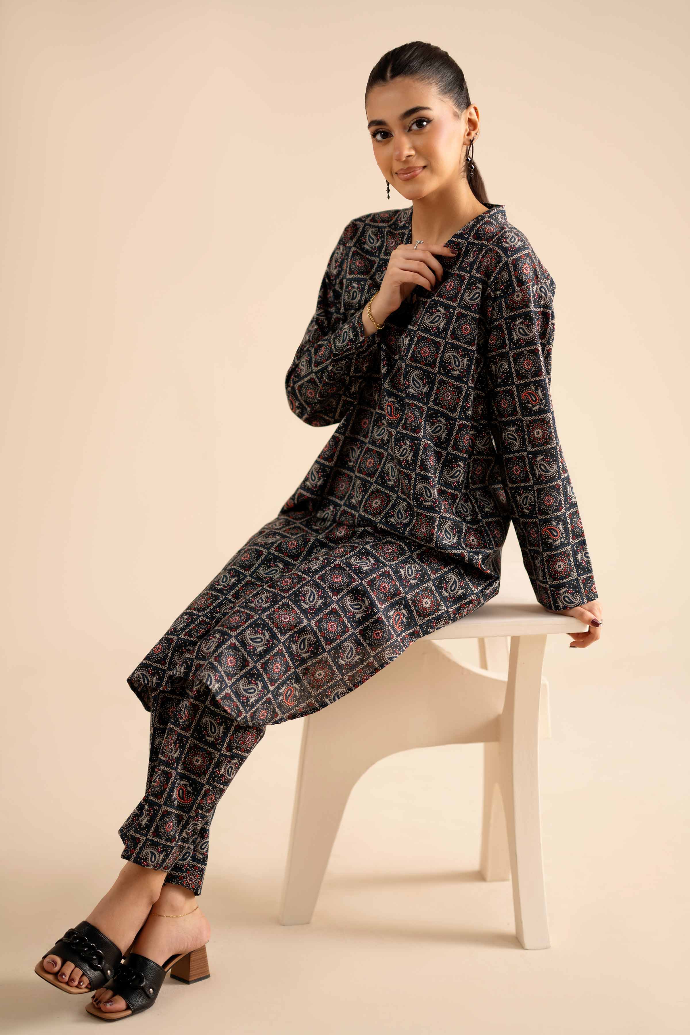 2 Piece - Printed Suit - PW25-302 - Image 5