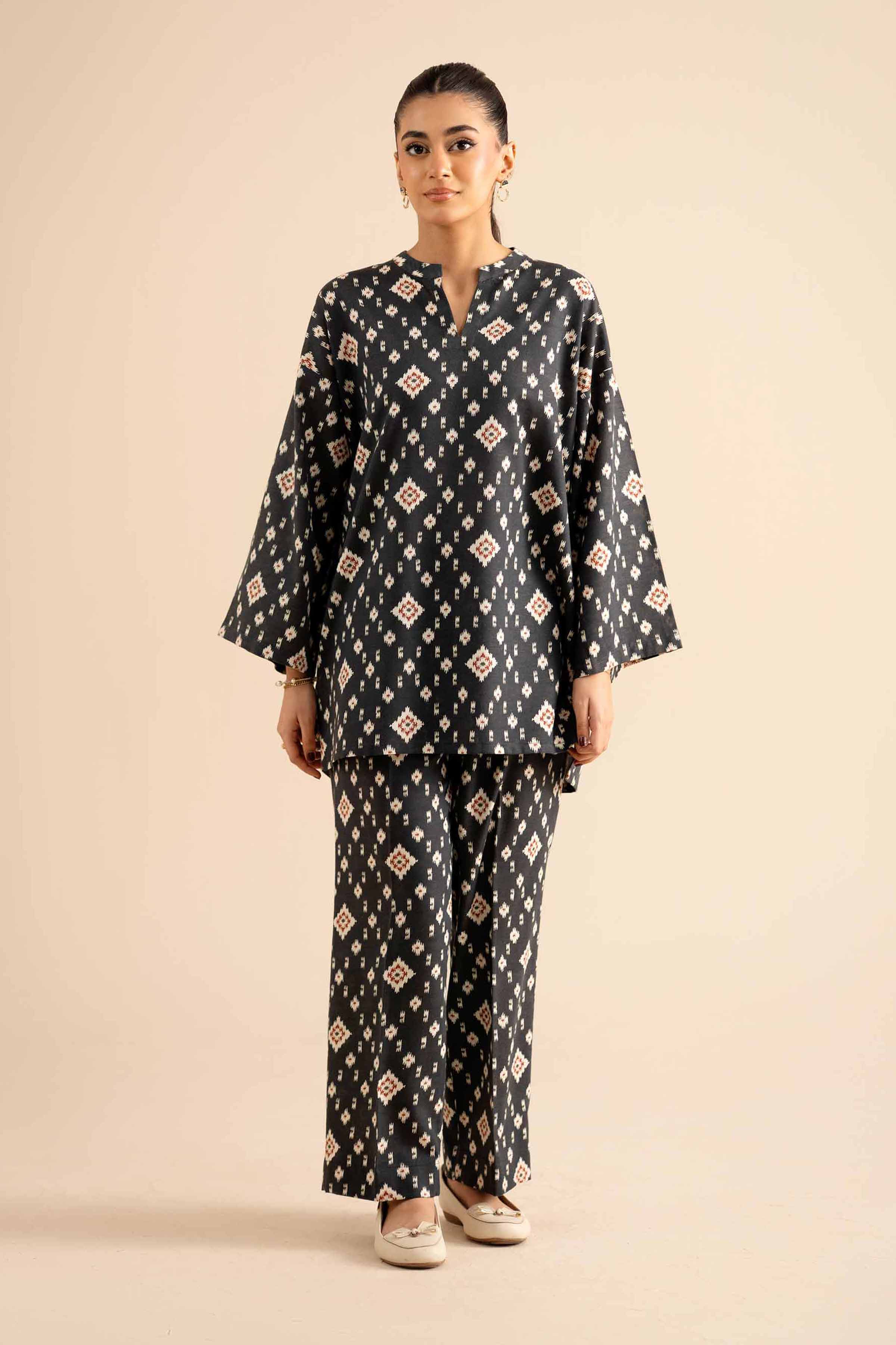 2 Piece - Printed Suit - PW25-308 - Image 2